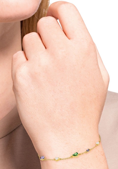 Amor Armband »2033579«, mit Zirkonia (synth.)