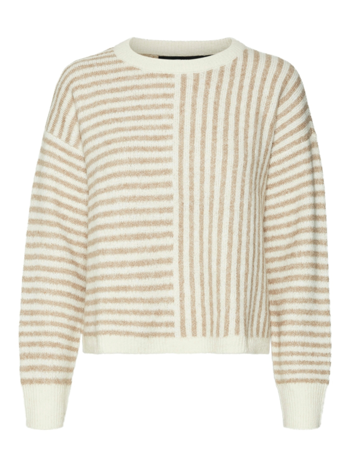 Vero Moda Strickpullover »VMURANUS LS ONECK CROPPED PULLOVER GA BF«