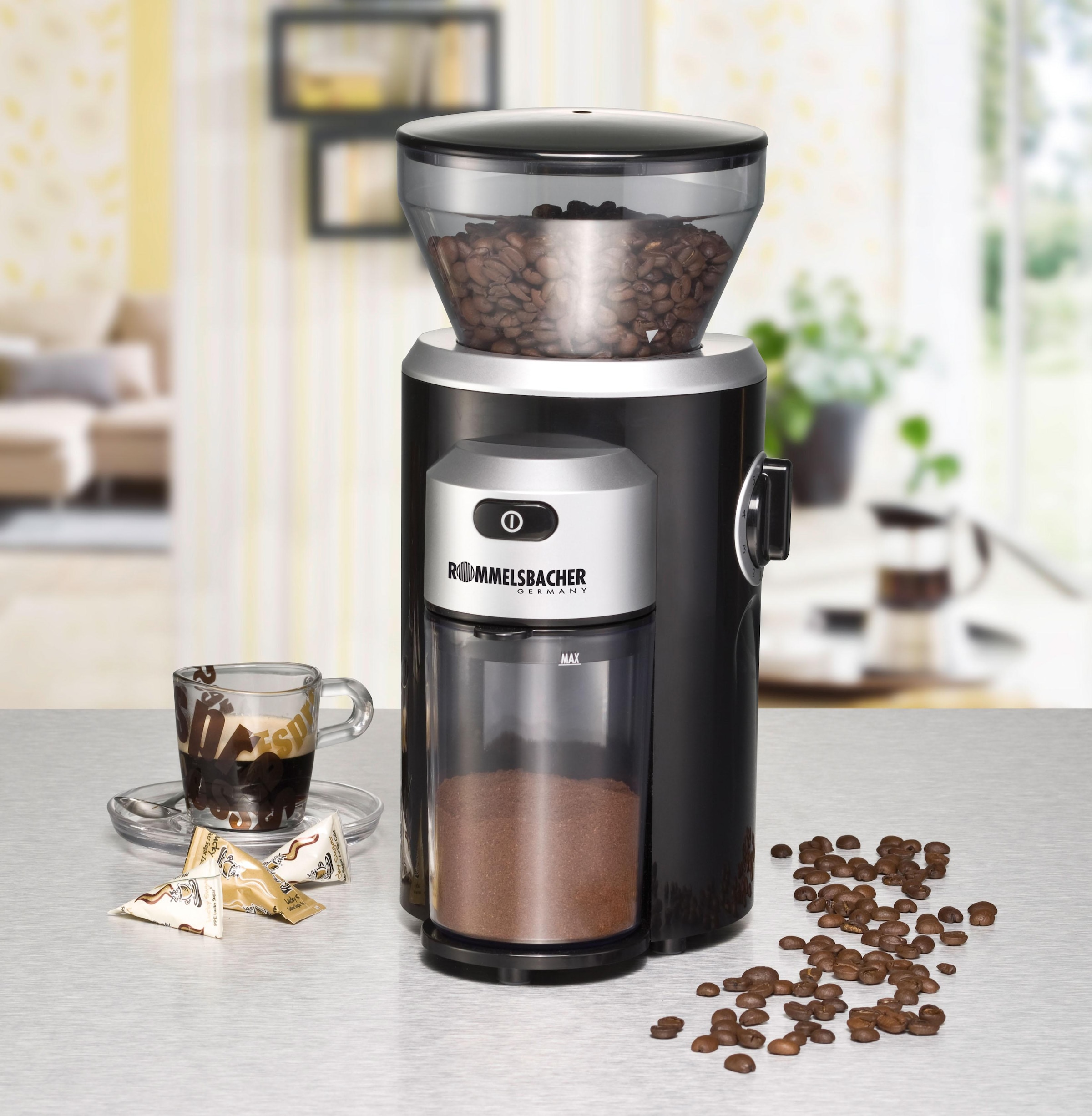 Rommelsbacher Kaffeemühle »EKM 300«, 150 W, Kegelmahlwerk, 220 g  Bohnenbehälter jetzt kaufen bei OTTO