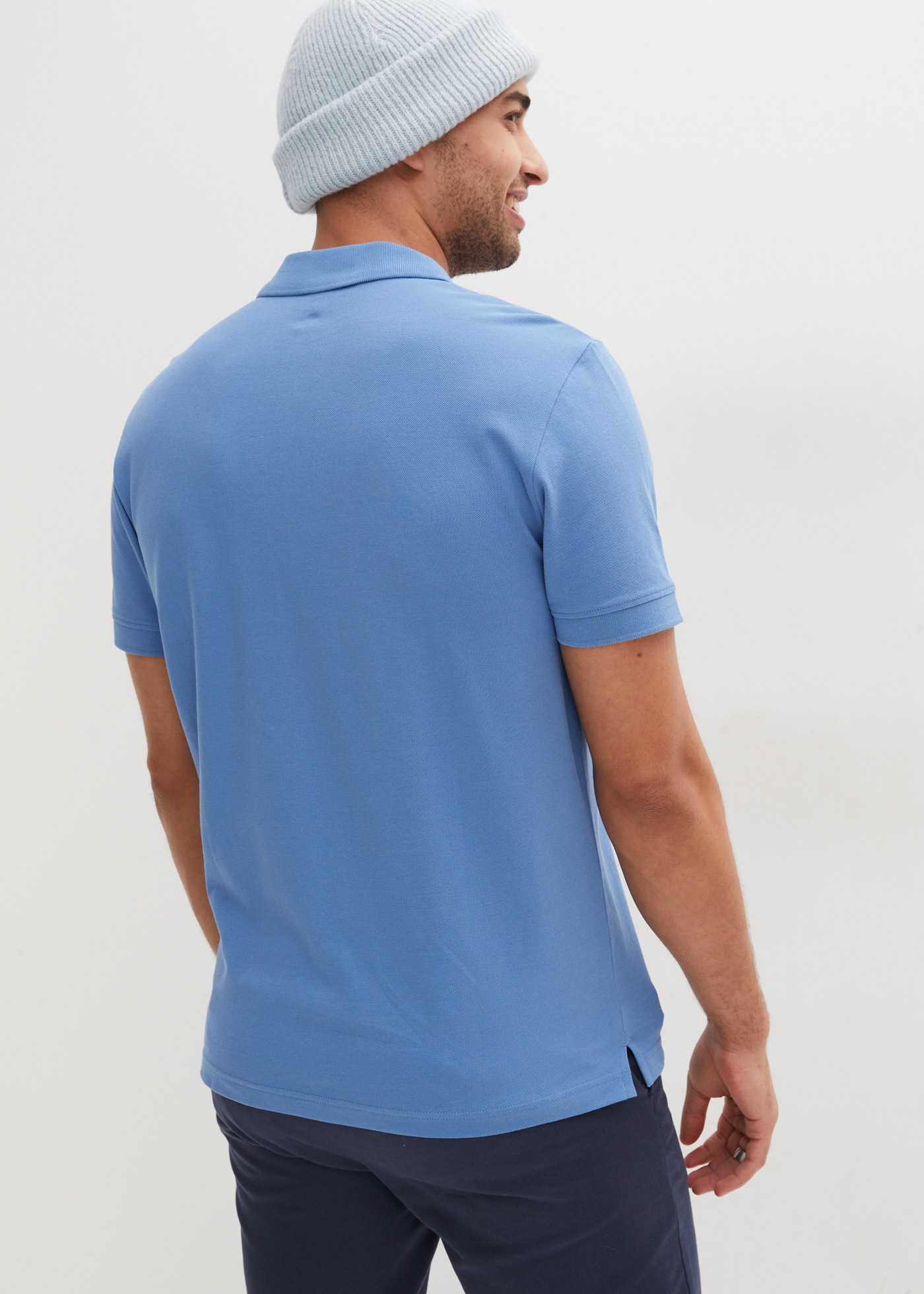 bonprix Poloshirt »Piqué-Poloshirt aus reiner Baumwolle« 1 Regular Fit, Kurzarm, aus hautfreundlicher Baumwolle