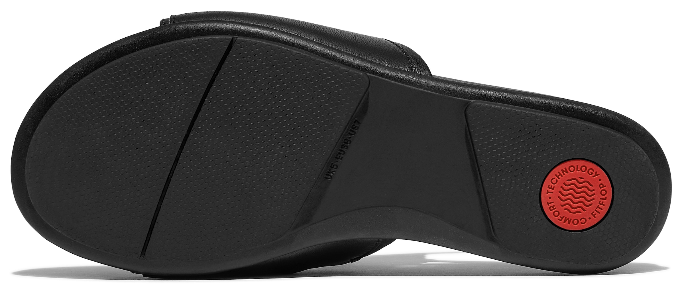 Fitflop Pantolette »GRACIE SOFT-TWIST LEATHER SLIDES«, Pool Slides, Sandale mit DYNAMICUSH-Technologie