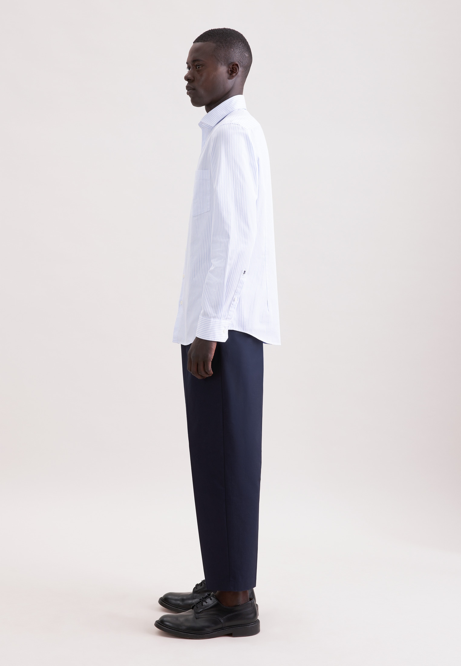 seidensticker Businesshemd Slim 1/1 Kentkragen Gestreift