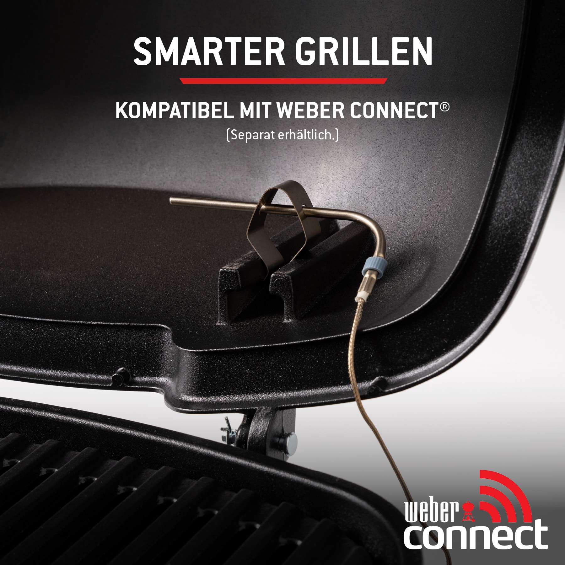 Weber Gasgrill »Q1200N« Mit Deckelthermometer, abnehmbaren Seitentischen und Untergestell