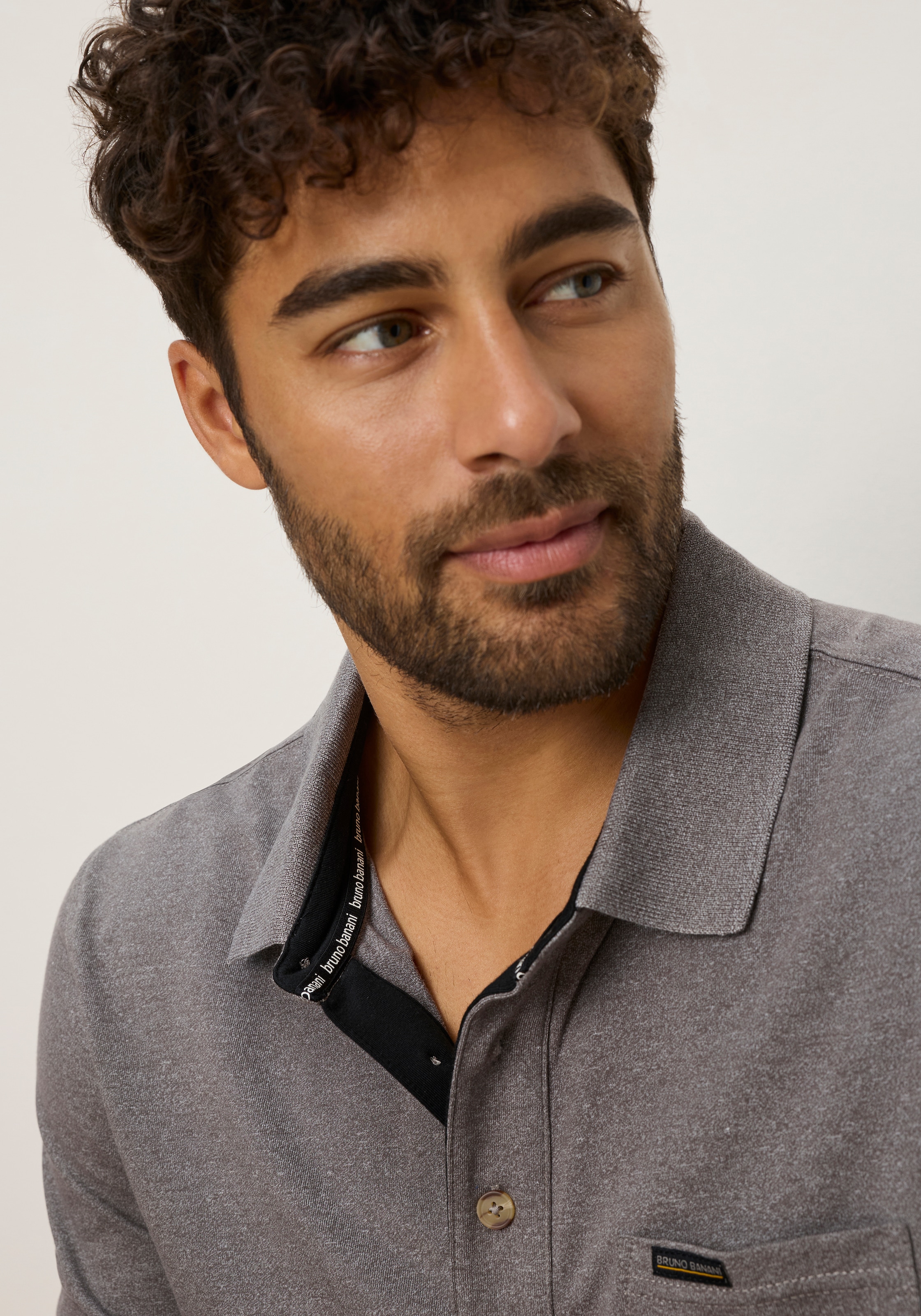 Bruno Banani Langarm-Poloshirt Angenehm weiche Jersey-Qualität trifft auf klassischen Polo-Style