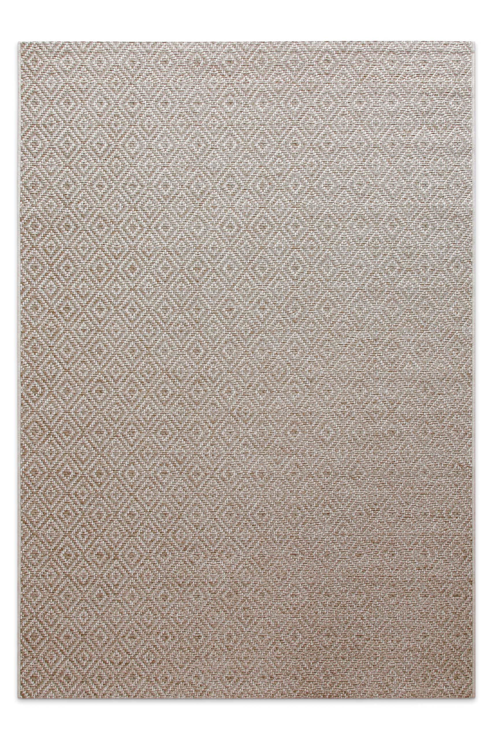 Wecon home Teppich »Miami Beach« rechteckig 5 mm Höhe In- & Outdoor Teppich, wetterfest, modernes Rauten Muster, Balkon