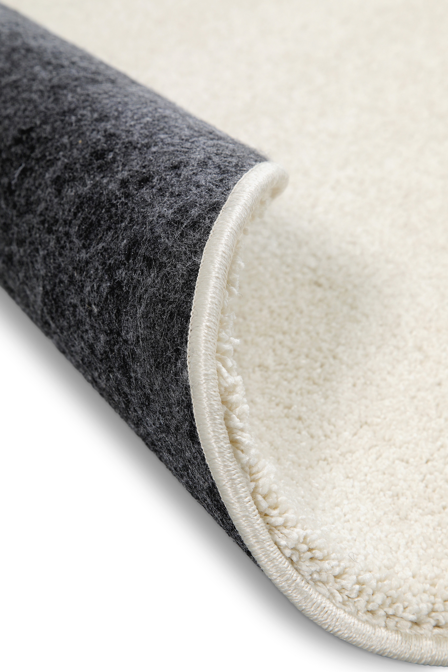 Wecon home Basics Hochflor-Teppich »Nova«, rund, 25 mm Höhe, Shaggy, gewebt, robust, Wohnzimmer, Schlafzimmer