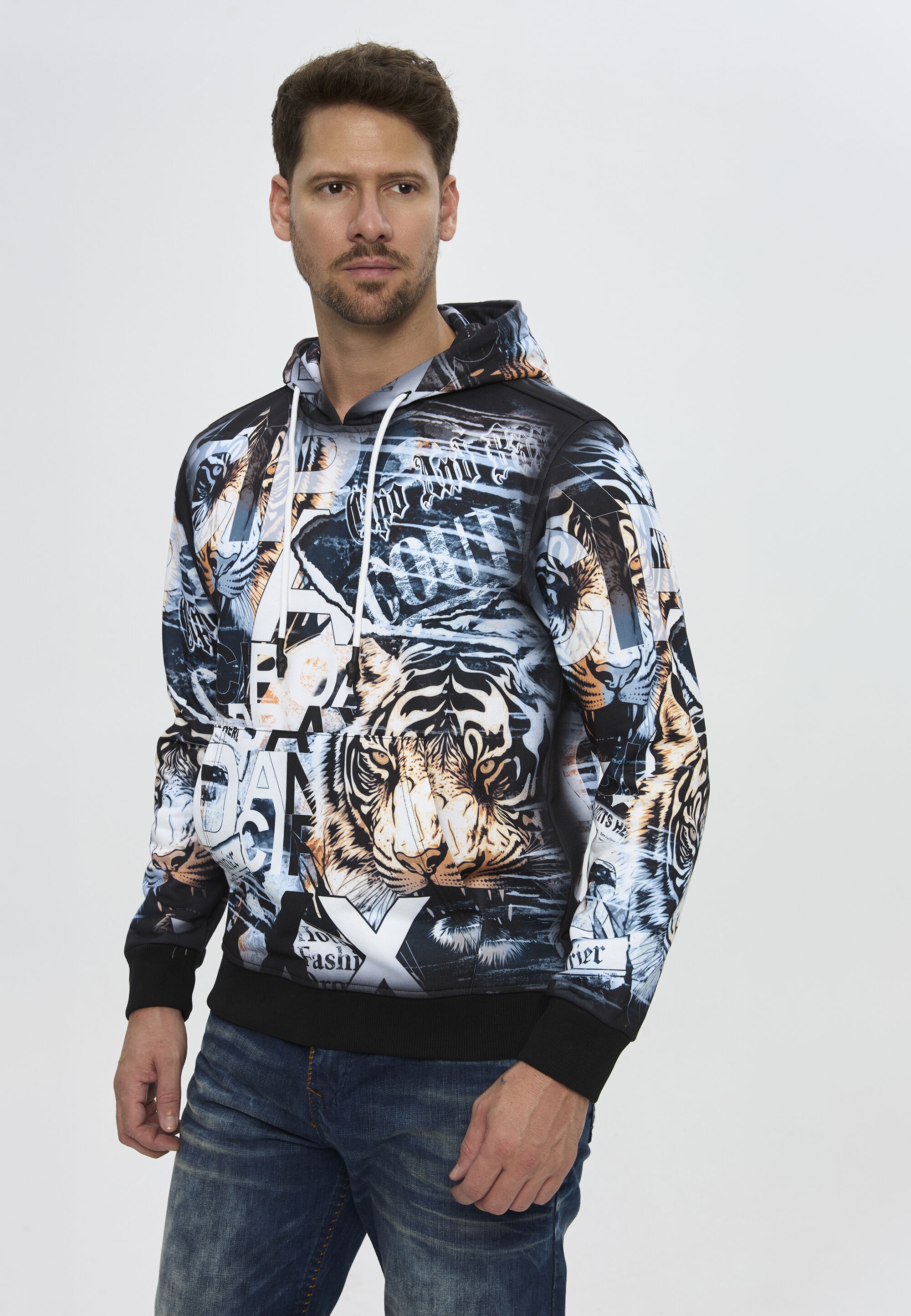 Cipo & Baxx Kapuzenpullover »Cipo & Baxx Hoodie« mit Kapuze