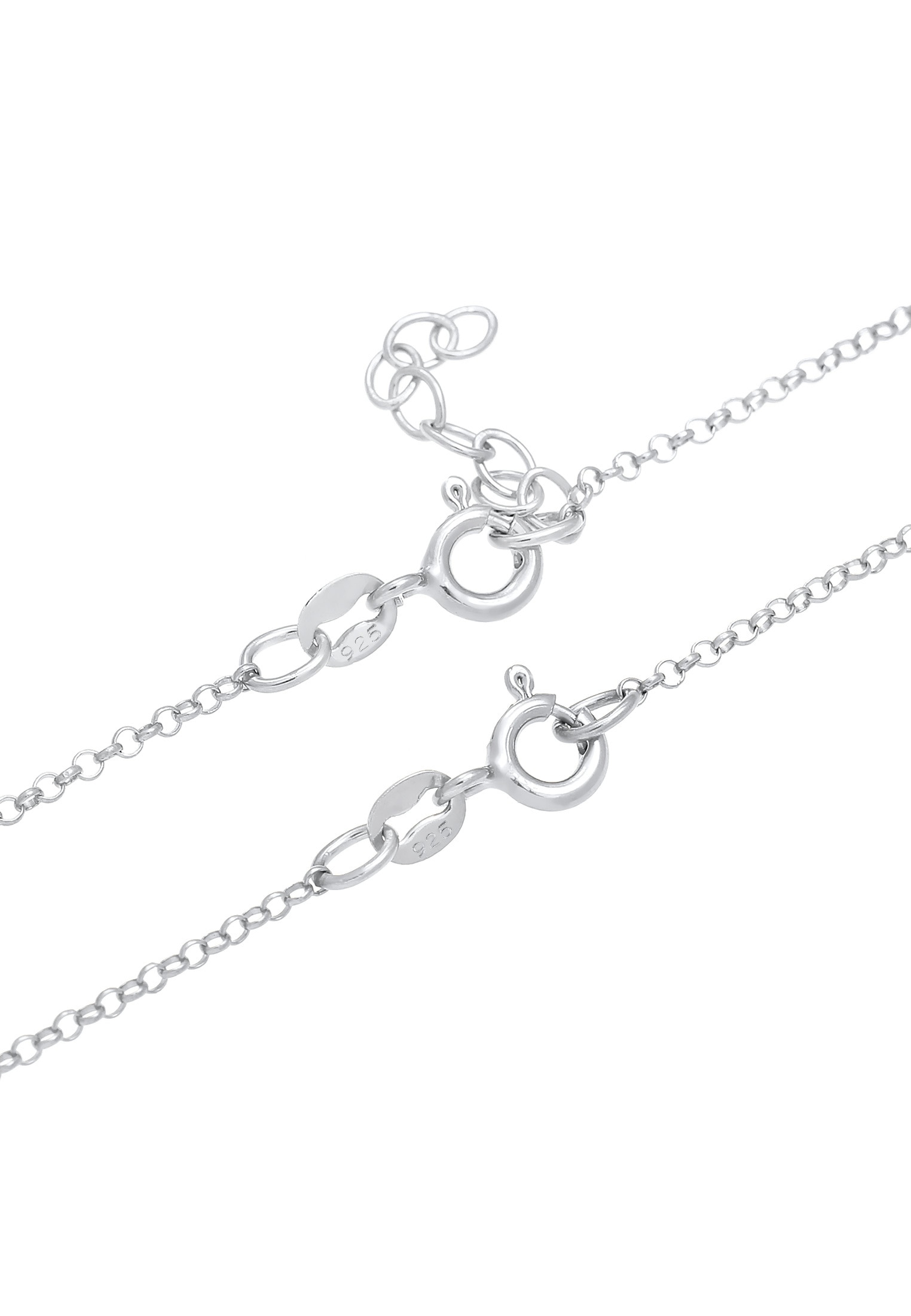 Elli Ketten-Set »Halskette Blume des Lebens Mutter Tochter 2er Set Silber«