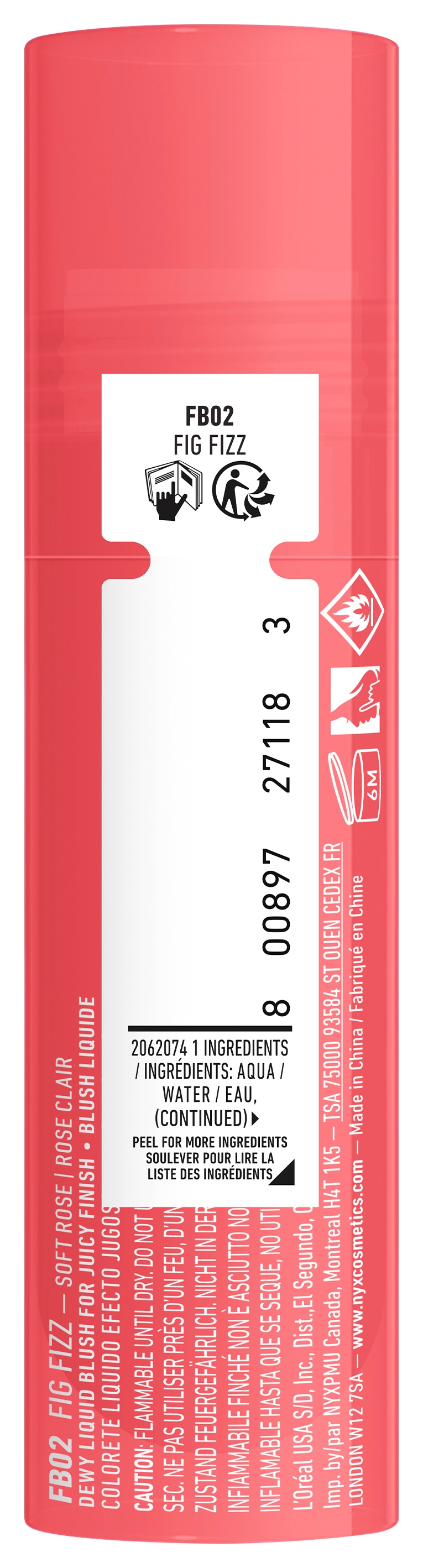 NYX Rouge »NYX Professional Makeup Fat Cheeks Blush«