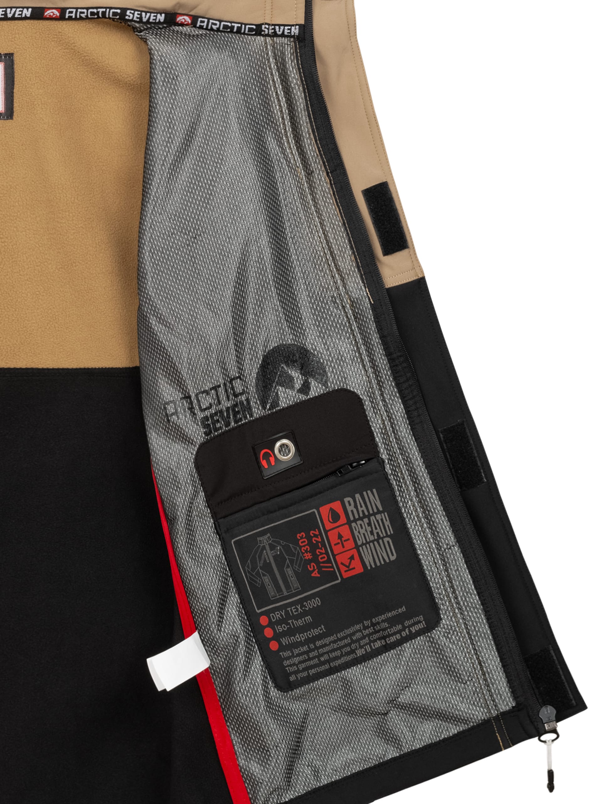 Arctic Seven Softshelljacke »Arctic Seven Herren Softshell Jacke AS303«