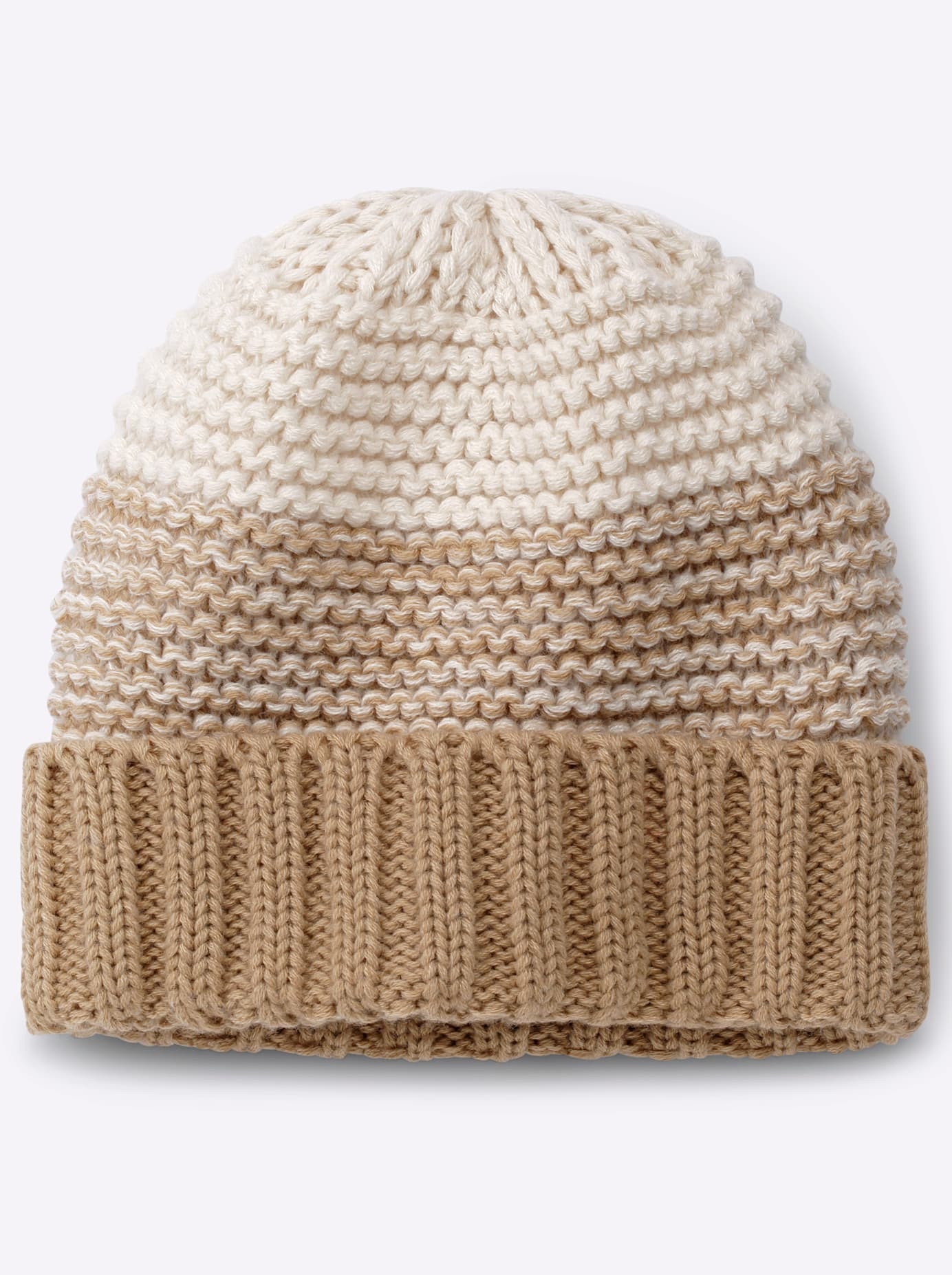 Casual Looks Damen Strickmütze in beige