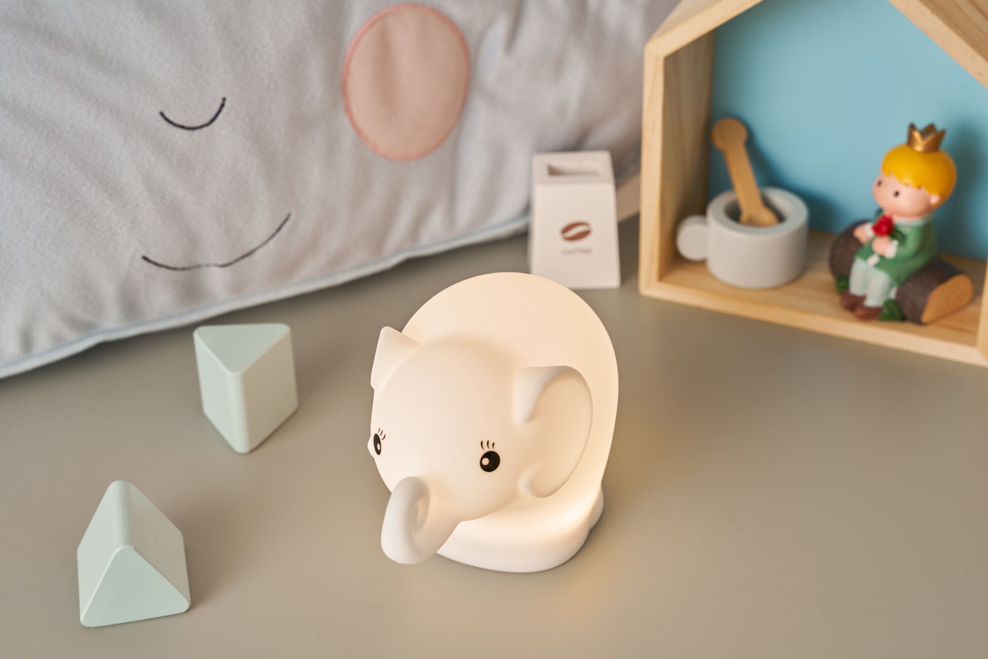 Pauleen LED Nachtlicht »Night Elephant«, 1 flammig, Leuchtmittel LED-Modul | LED fest integriert, LED-Modul, Elefant, BPA-Frei, Farbwechsel RGBW