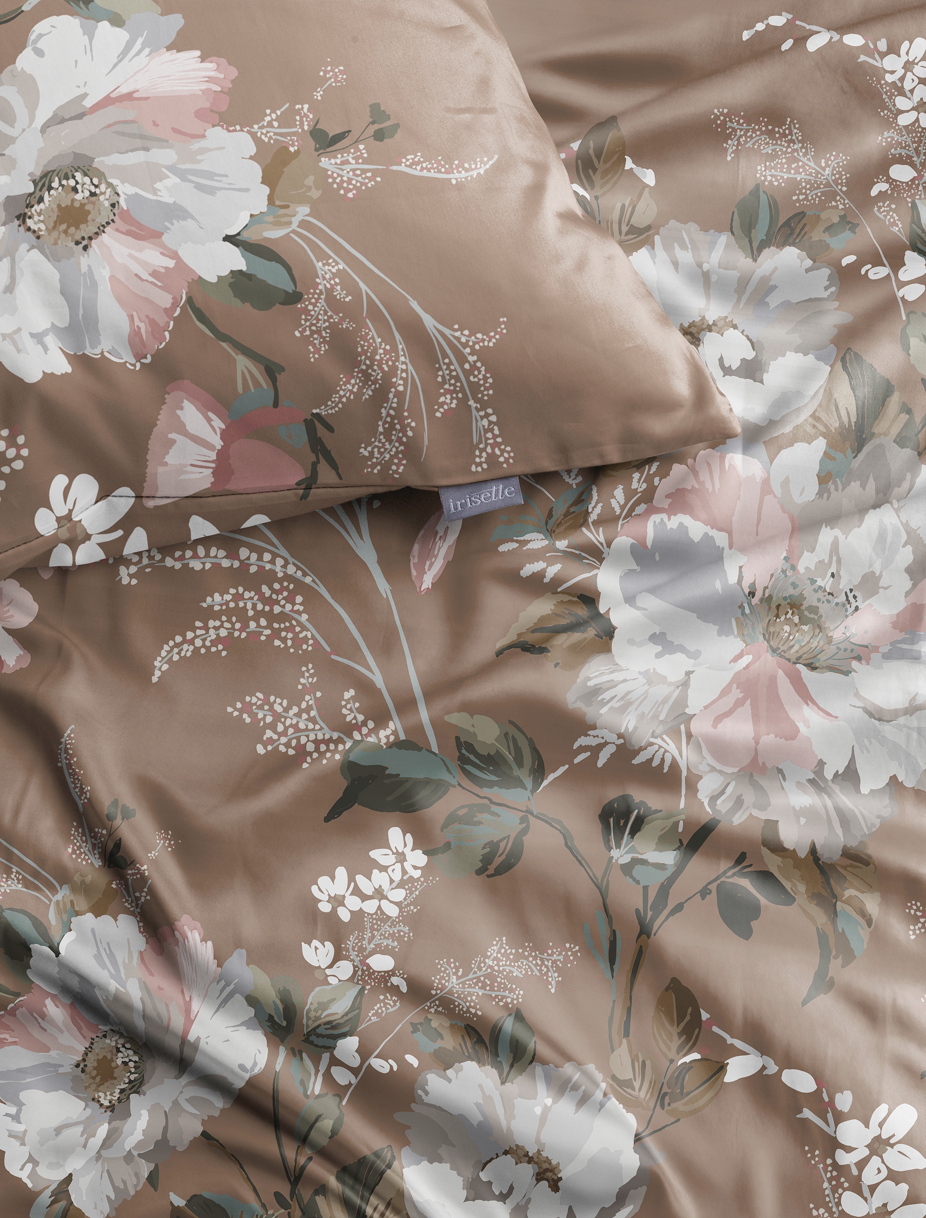 Irisette Bettwäsche »Wave 8781« 2 Mako-Satin, anschmiegsam und atmungsaktiv, Ganzjahresqualität