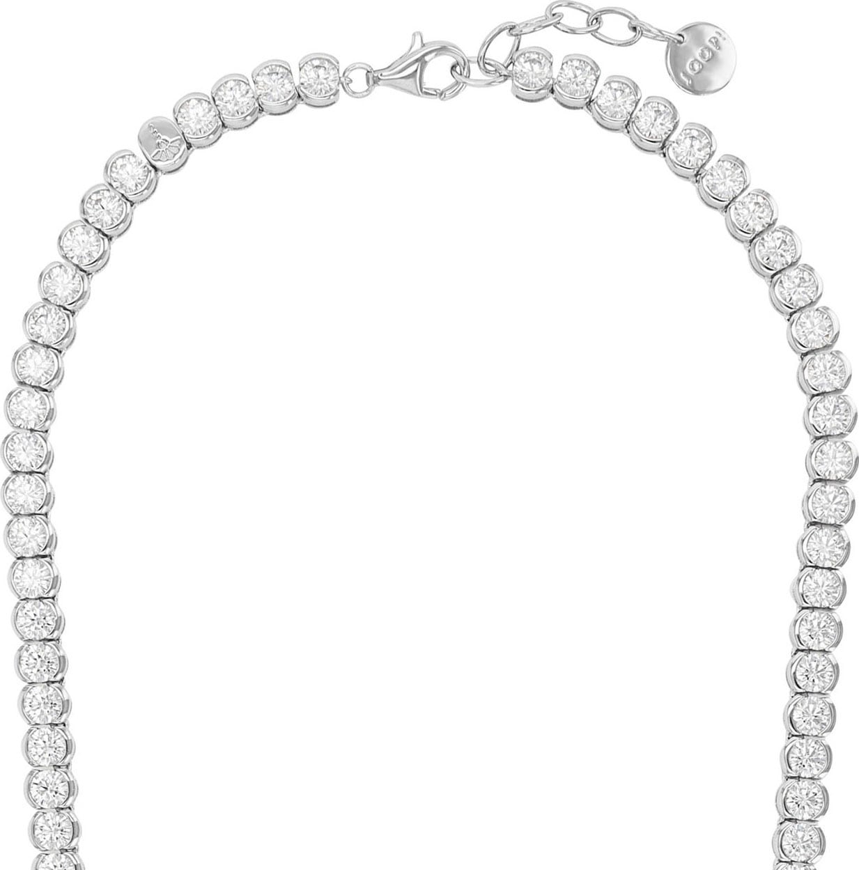 JOOP! Collier »Tennisgliederung, 2038911«, mit Zirkonia (synth.)