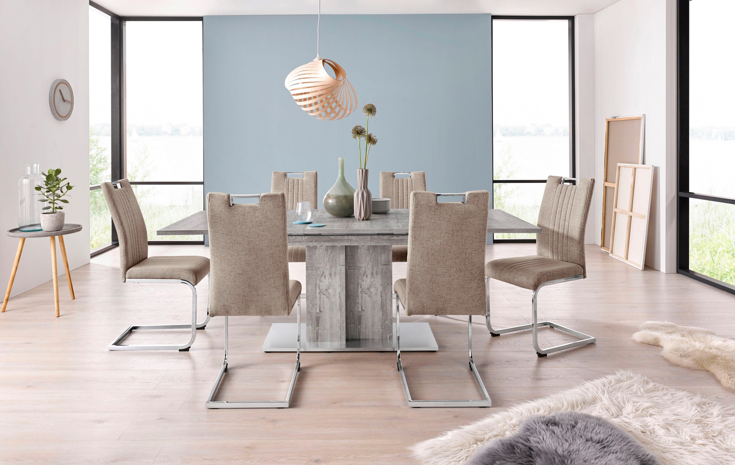 Home affaire Freischwinger, (Set), 2 St., Webstoff