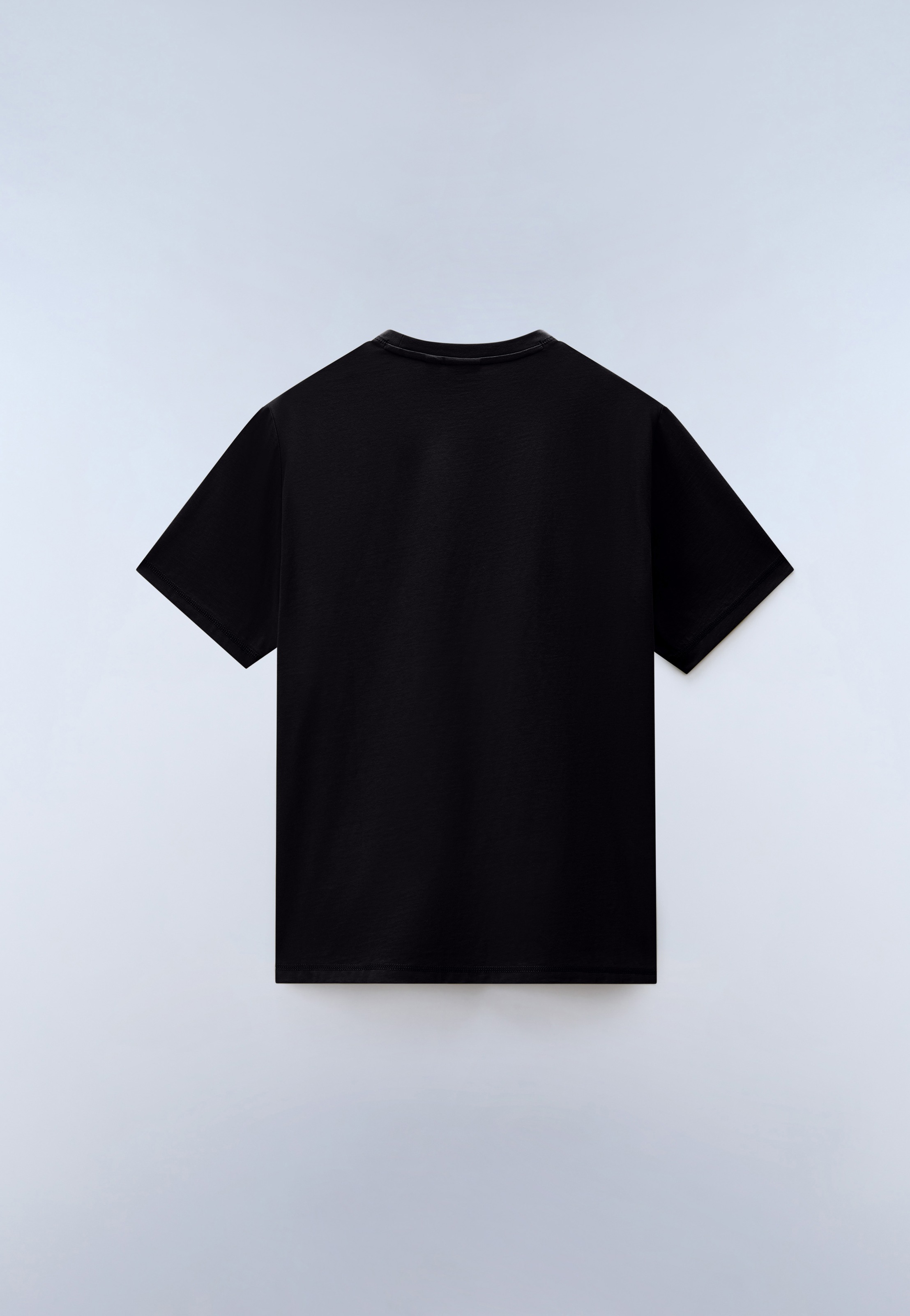 Napapijri T-Shirt »S-FLAG TIKI SS BLACK BEAUTY« mit Rundhalsausschnitt, aus Baumwolle, T-Shirt-Schnitt, normale Länge