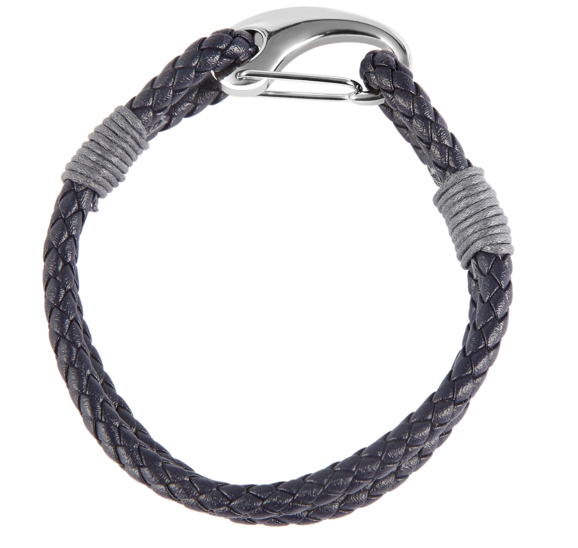 Adelia´s Armband »Unisex Armband ¿ Textilarmband aus Leder 22 cm«