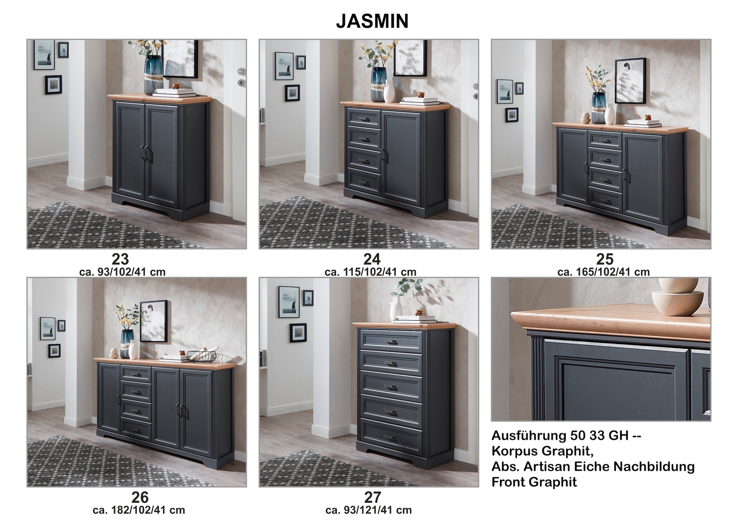 Online Innostyle »Jasmin«, OTTO im 165 Breite cm Kommode Shop
