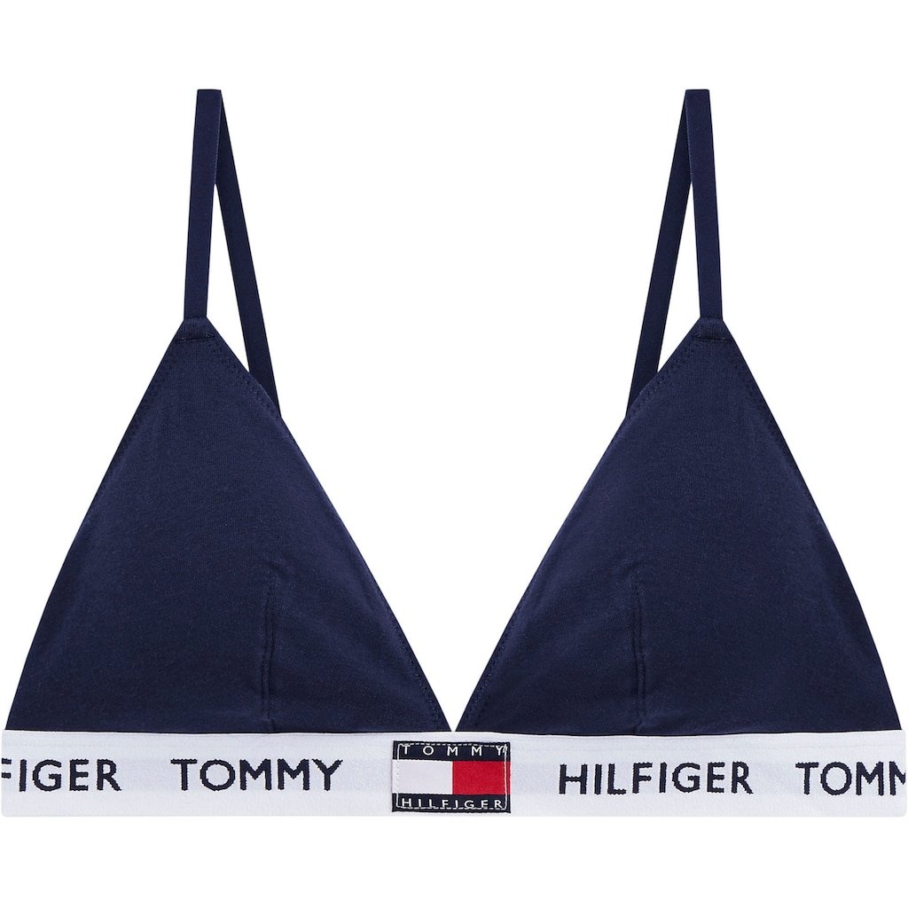 Tommy Hilfiger Underwear Triangel-BH »PADDED TRIANGLE BRA«, mit Tommy Hilfger Logo-Schriftzug & Flag auf dem Elastiktape