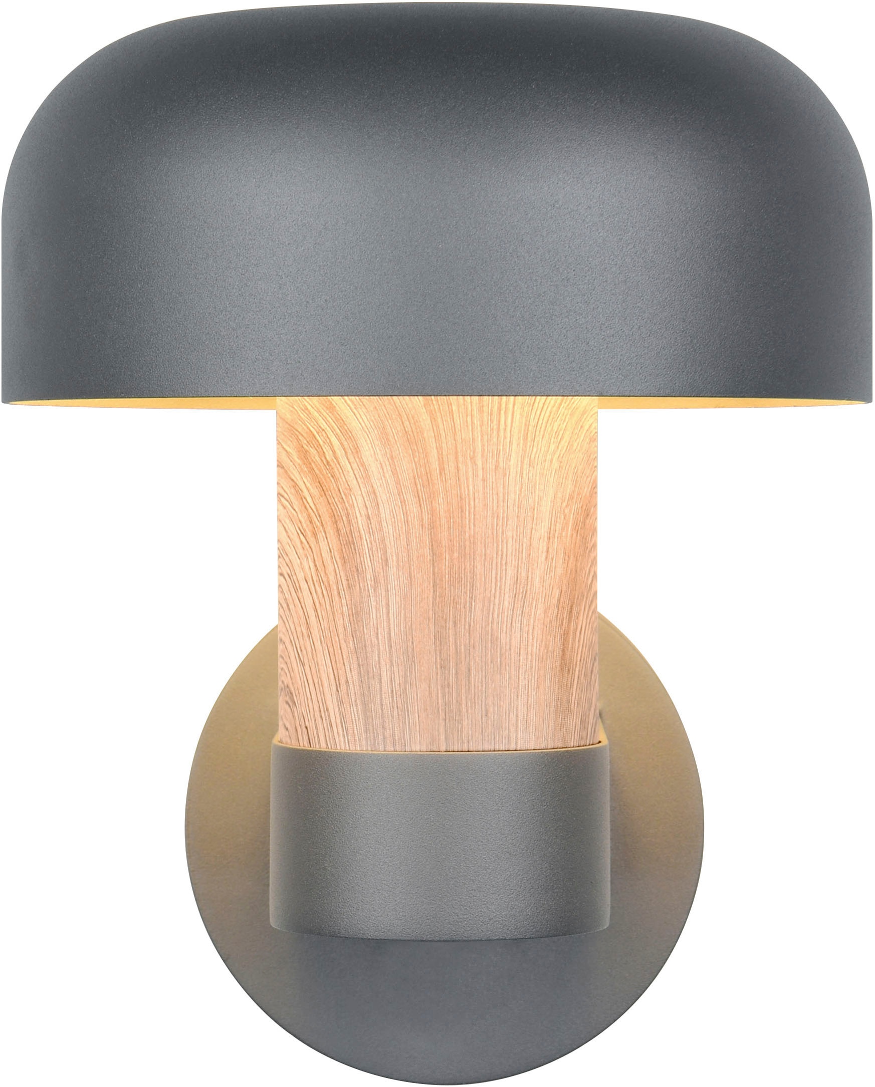 TRIO Leuchten Außen-Wandleuchte »FRASER, Fassadenbeleuchtung Laterne Pilzform, exkl 1x E27 max 10W IP54« E27 1 Stk. warmweiß - kaltweiß Hauswand Leuchte aus Druckguss Aluminium, Leuchtmittel wechselbar