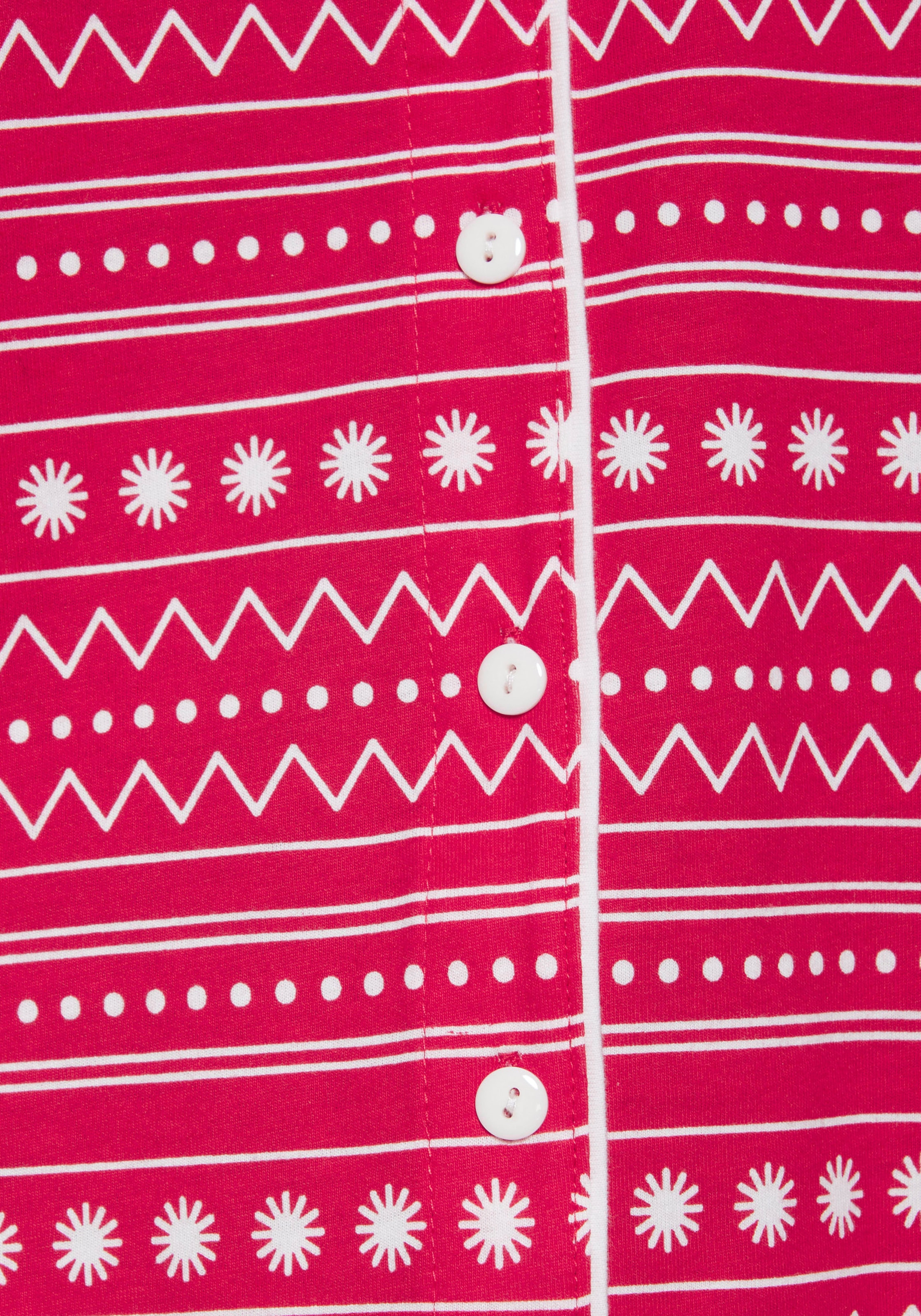 LASCANA Pyjama, (Set, 2 tlg.), mit Alloverprint