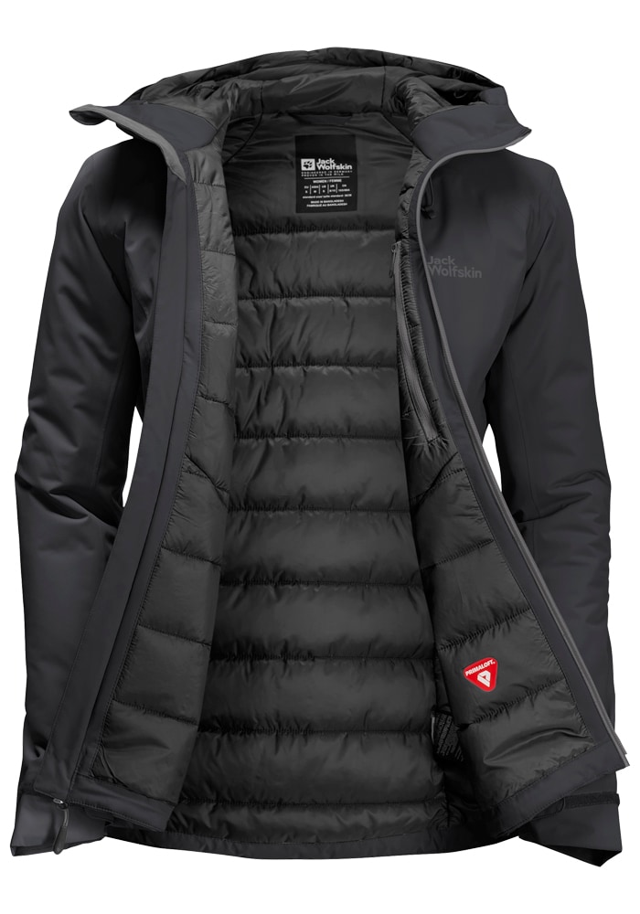 Jack Wolfskin Outdoorjacke »WISPER INS JKT W«, mit Kapuze