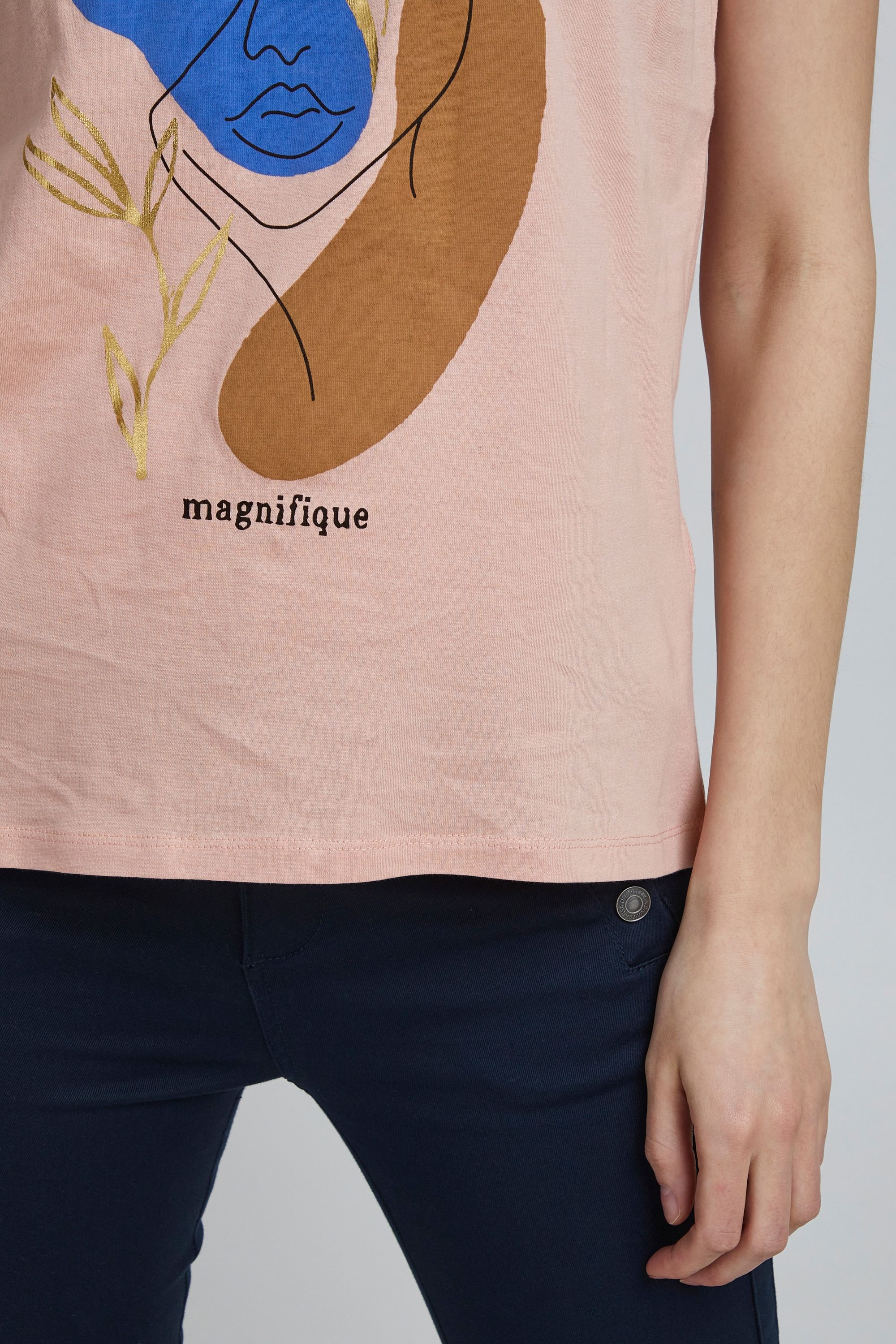 fransa Print-Shirt »Print-Shirt FRFefresh«