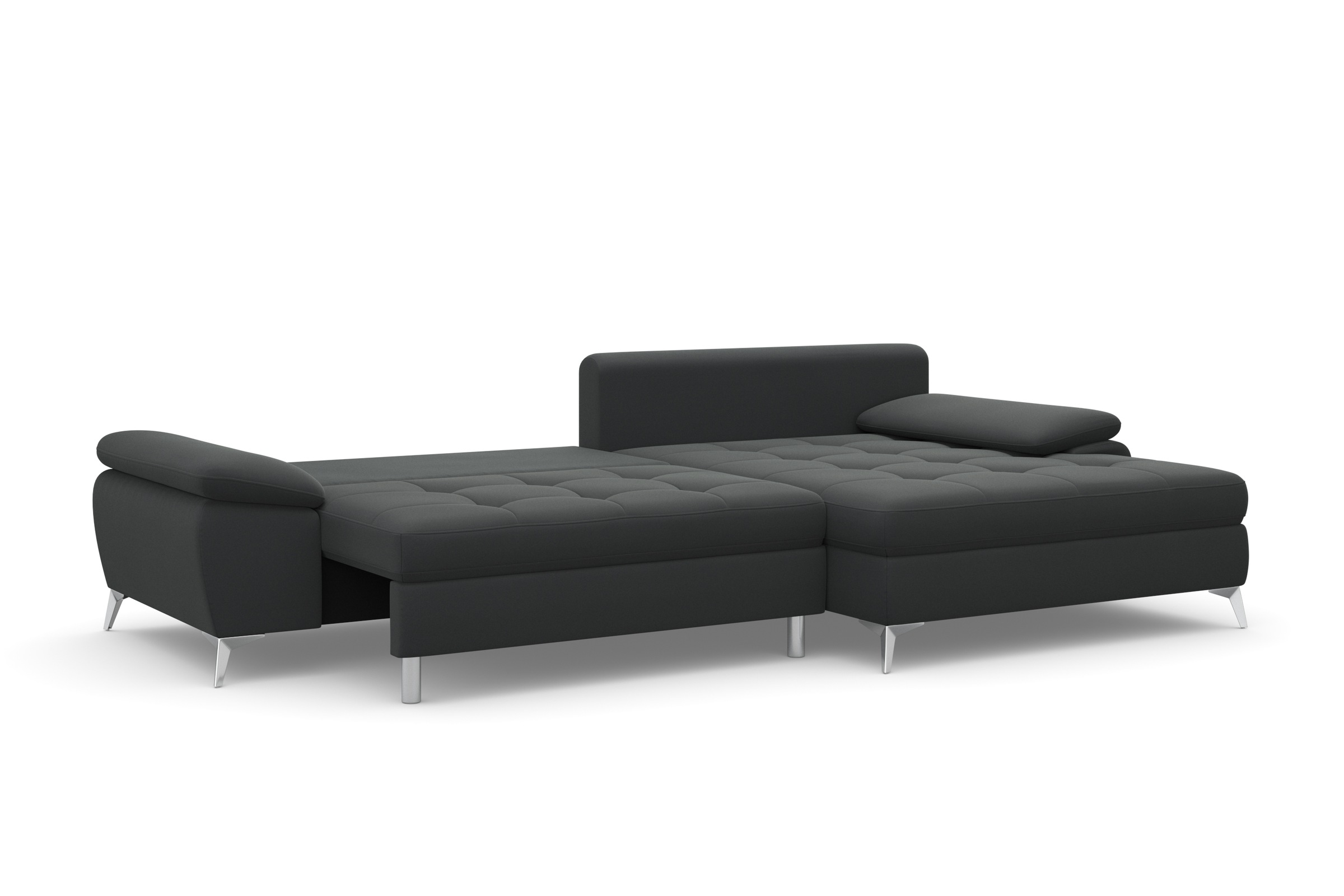 sit&more Ecksofa »Latigo L-Form«, mit Mega-Recamiere, wahlweise mit Bettfunktion und Bettkasten
