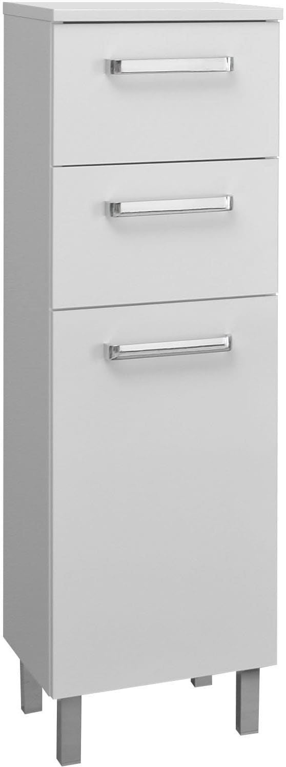 Saphir Badmöbel-Set »Quickset 312 5-teilig, Keramik-Waschtisch und LED-Spiegelschrank« Set, 5 Stk. tlg.