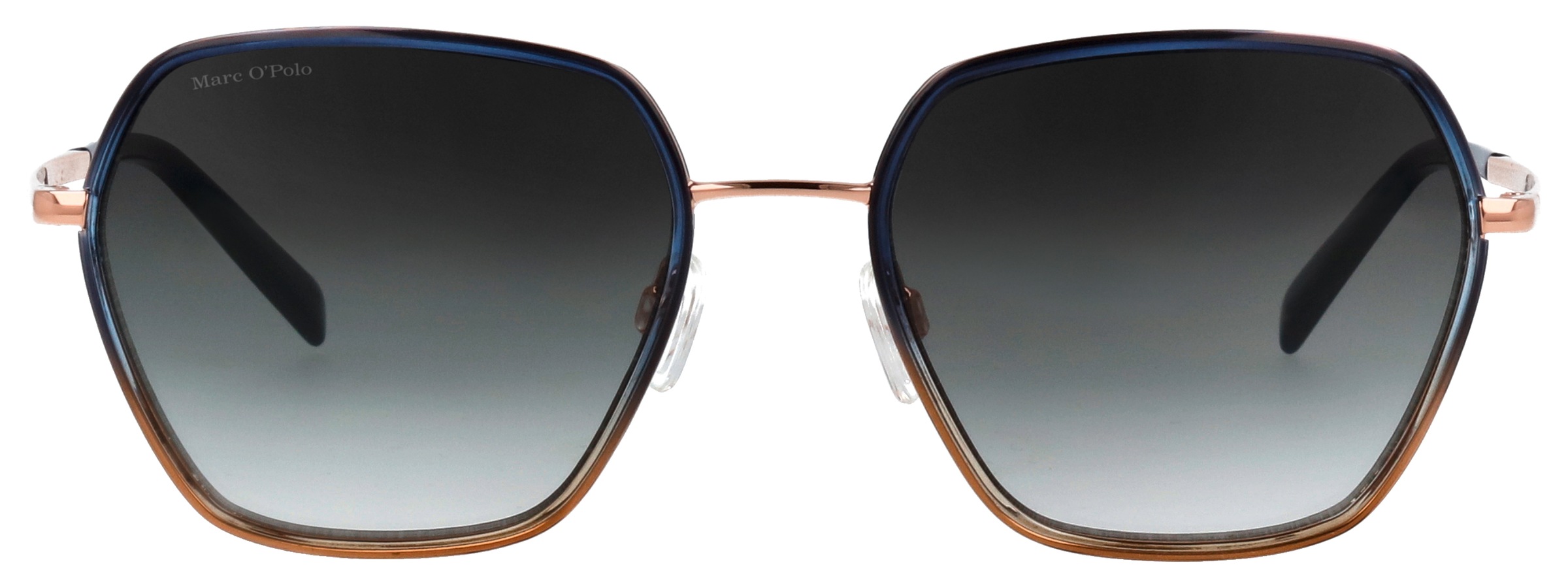 Marc O'Polo Sonnenbrille »Modell 505122« Form Hexagon, Logoschriftzug auf Bügel, Metallfassung