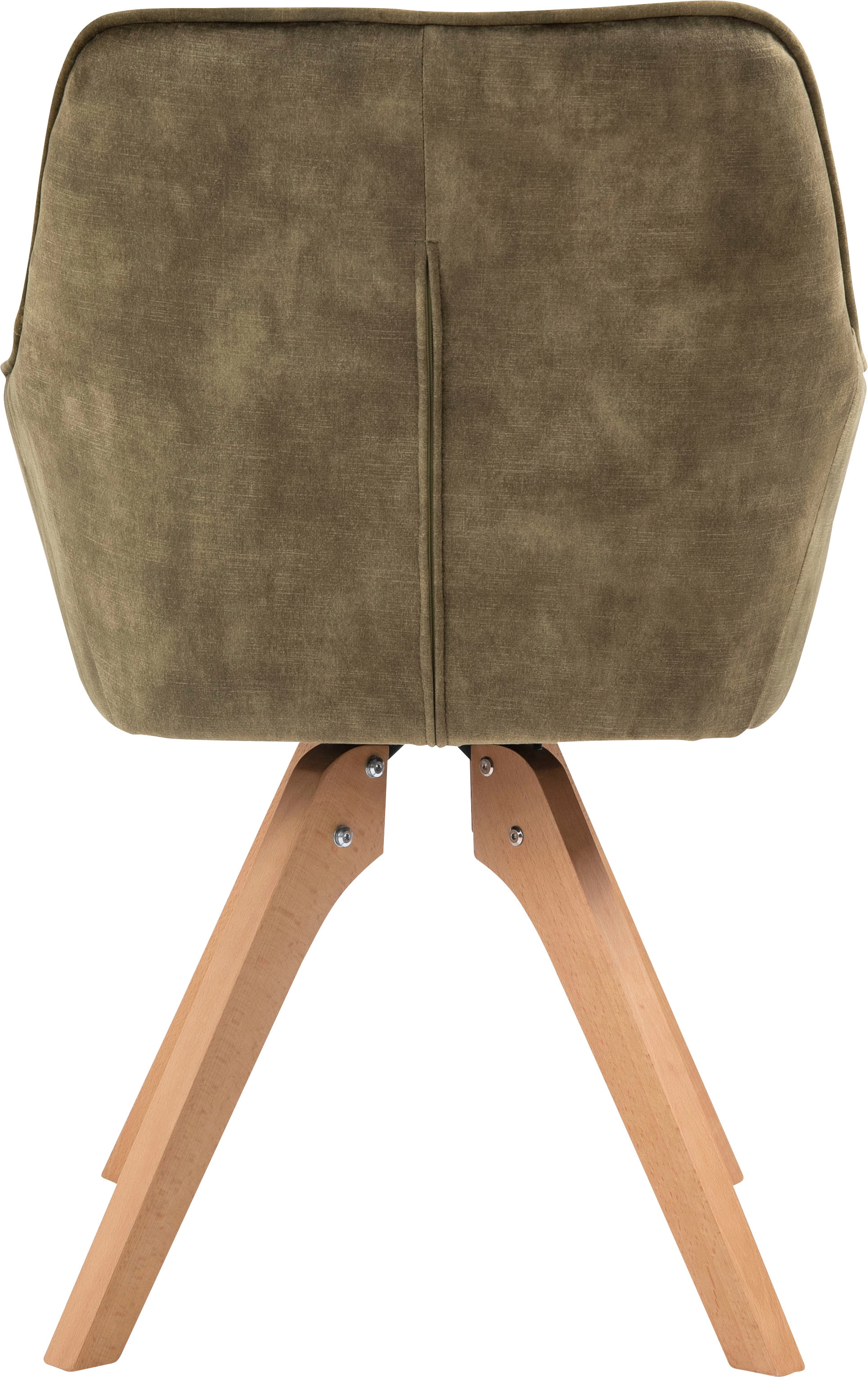 SalesFever Essgruppe »Stilvolle Essgruppe«, 5-teilige Samtverlours-Sitzgruppe, drehbare Stühle, 180cm Tischbreite