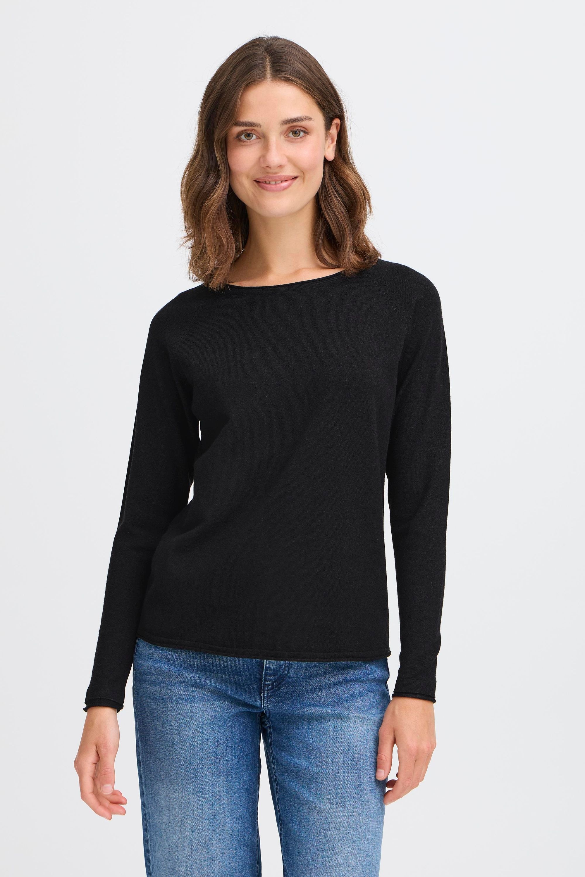 OXMO Strickfleece-Pullover »Strickpullover OXFKEANA«