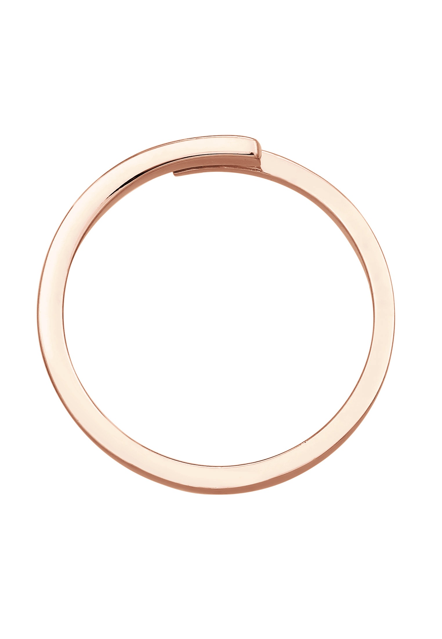 Elli Silberring »Ring Wickelring Offen Statement Geo 925 Silber«