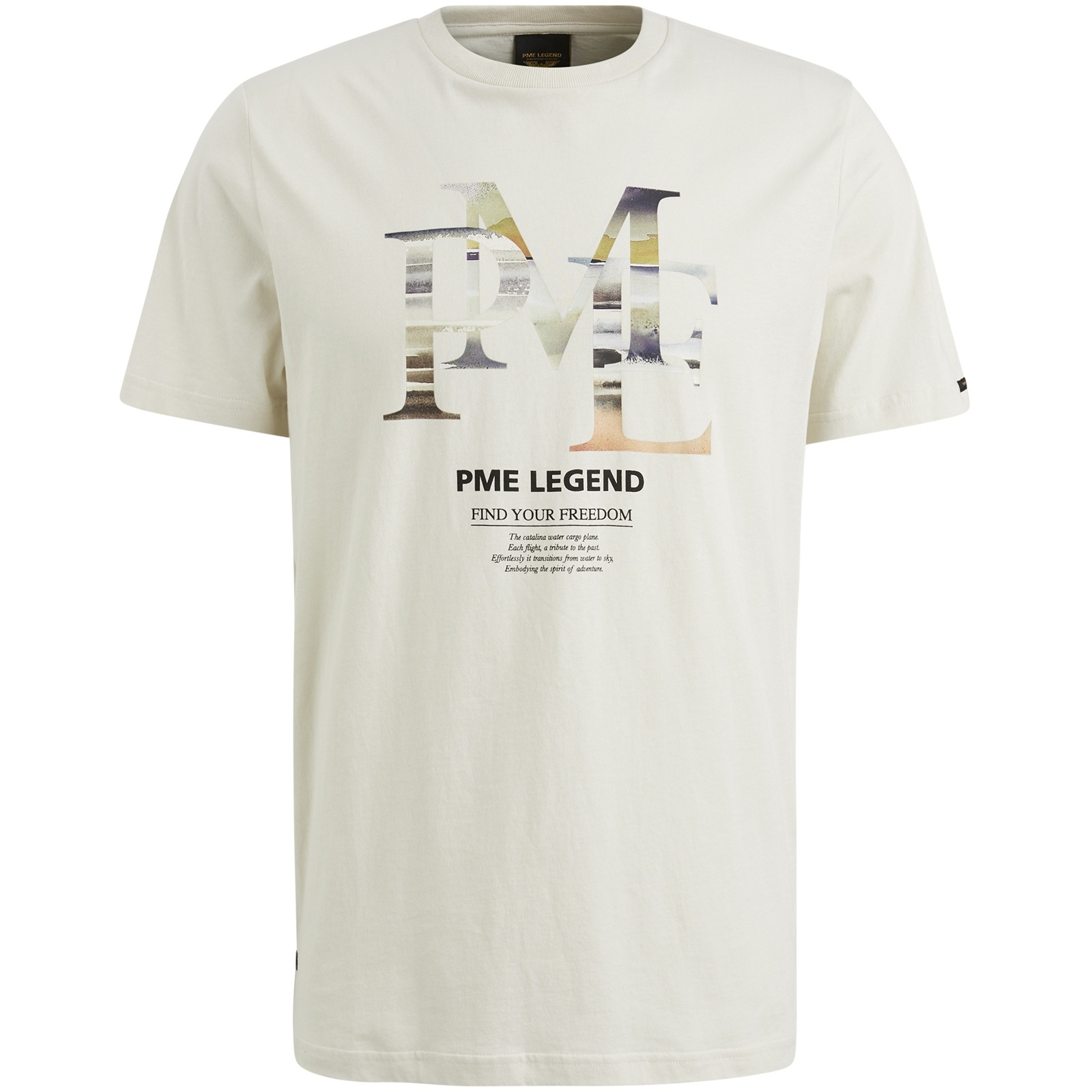 PME LEGEND T-Shirt, mit Logo Print