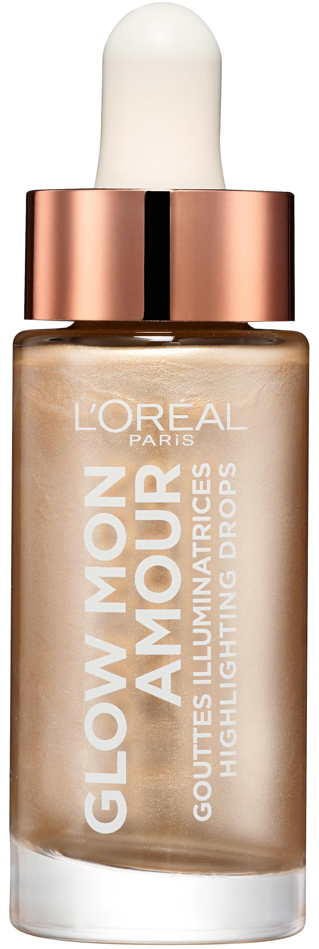 L'ORÉAL PARIS Highlighter »Glow Mon Amour Highlighting Drops«, mit einfacher Mischbarkeit