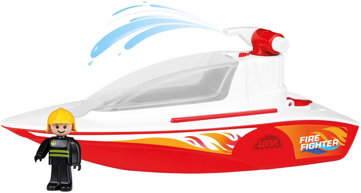 Spielzeug-Boot »Boazz Feuerwehrboot«, inkl. Spielfigur; Made in Europe