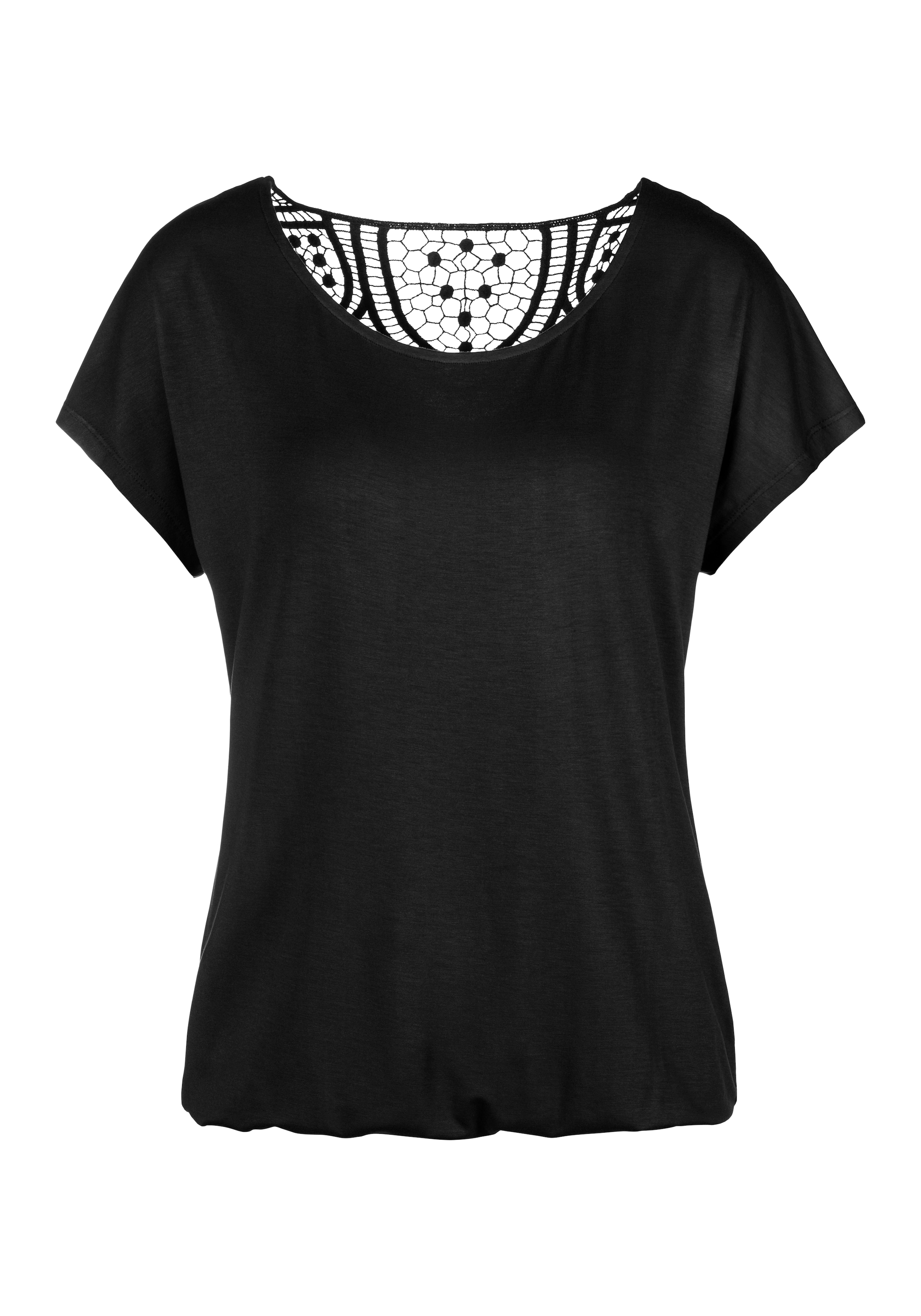 Vivance T-Shirt, (2er-Pack), mit weicher Häkelspitze am Rücken im OTTO  Online Shop