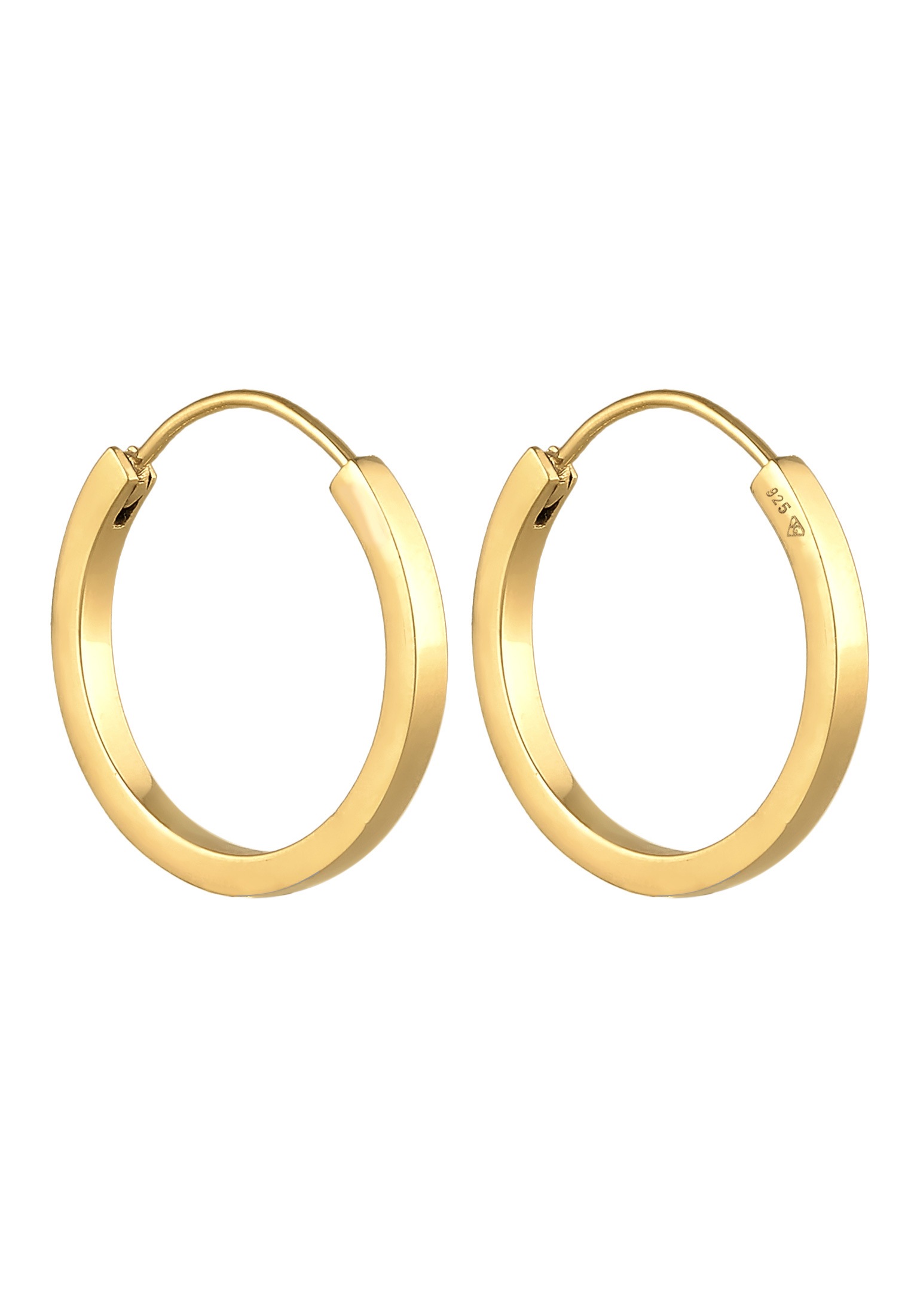 Elli Premium Paar Creolen »Ohrringe Geo Elli 925 Silber«