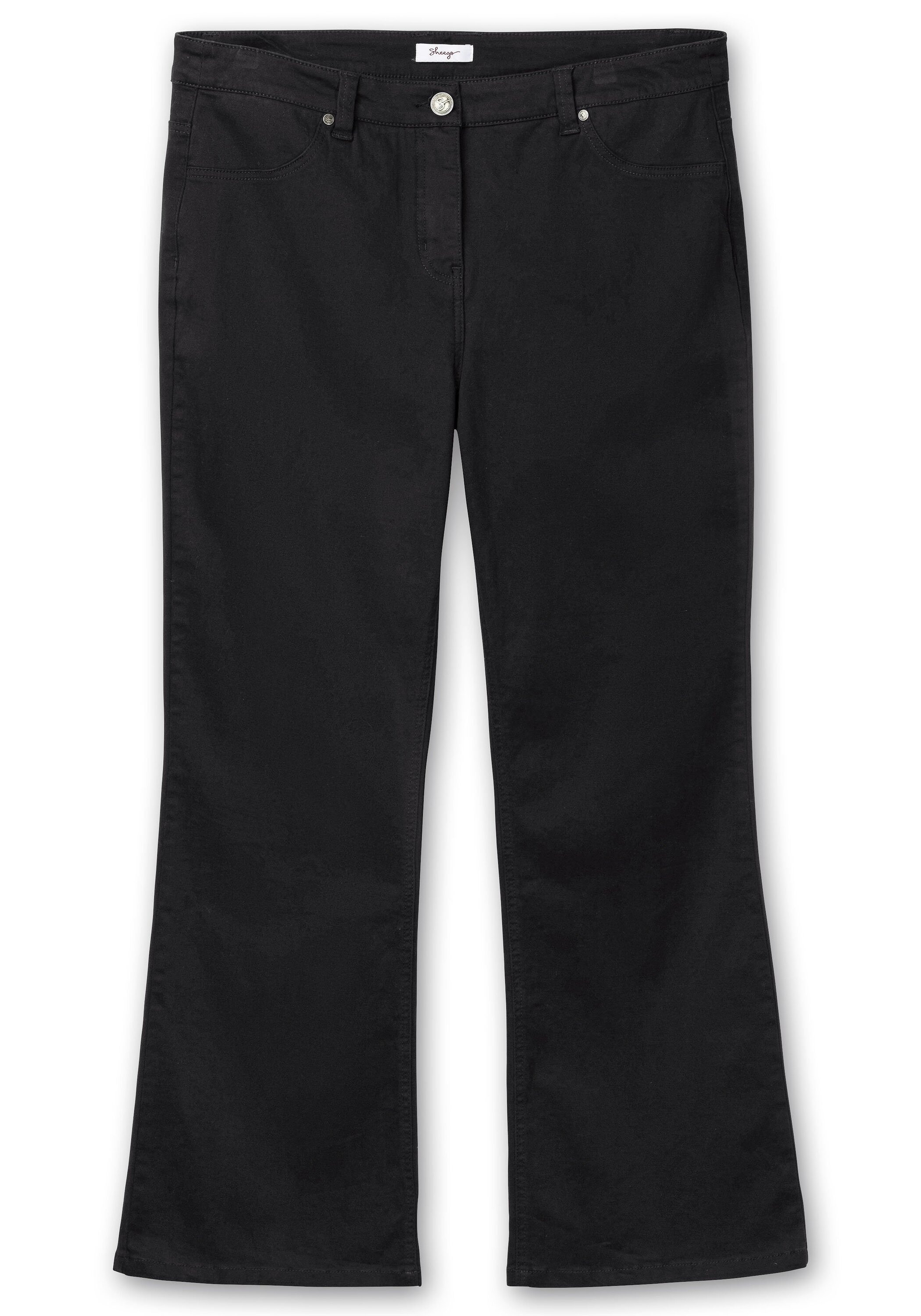Sheego Stretch-Hose »Twillhose in Bootcutform mit Shaping-Einsatz«
