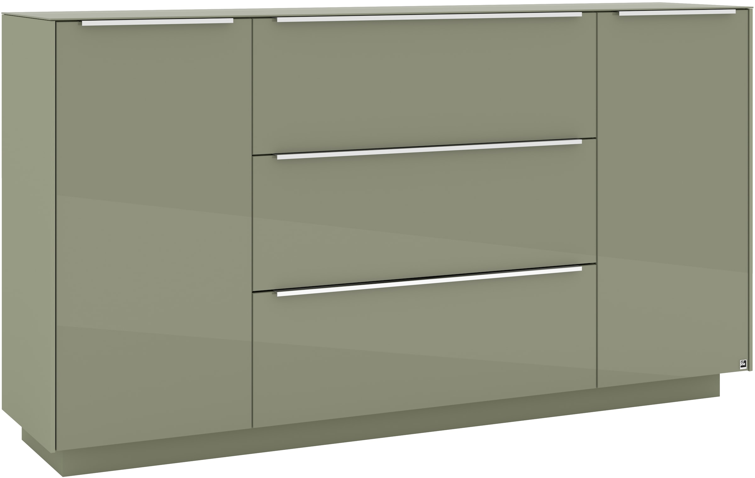 set one by Musterring Sideboard »Reno« 1 Stk. tlg. Mit Sockel in diversen Farben, 102 cm Höhe & Farbauswahl