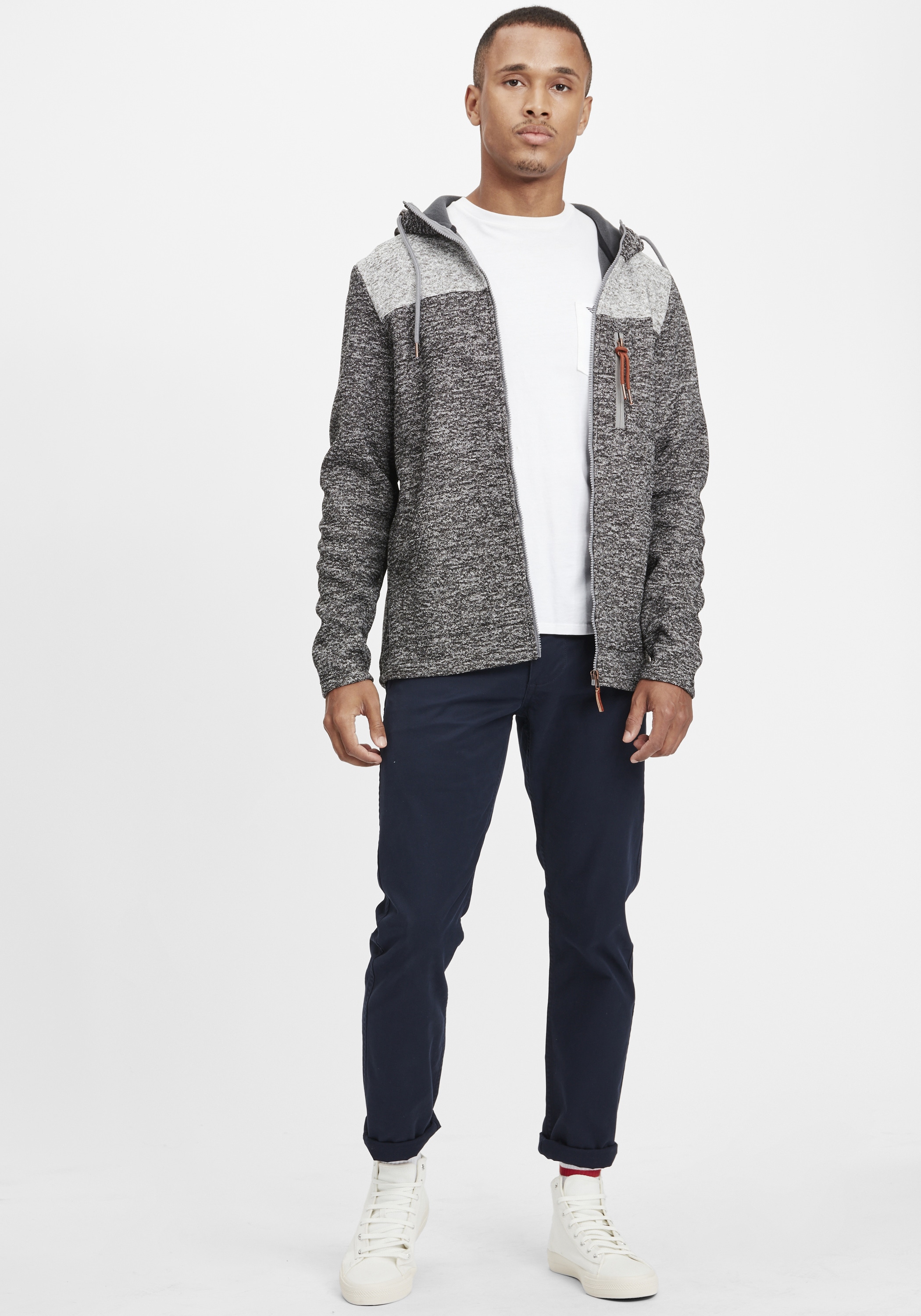 Blend Fleecejacke »Fleecejacke BHPinheiro«, mit Kapuze
