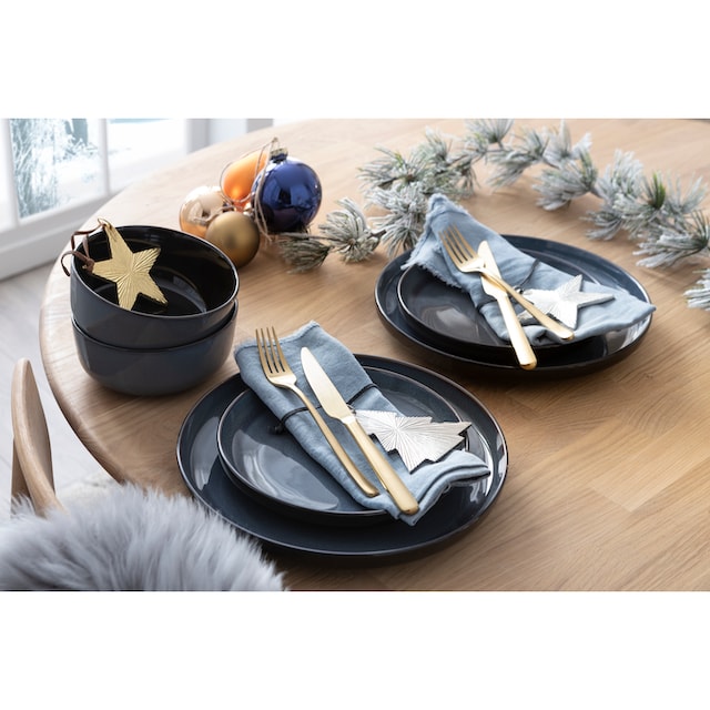 andas Baumbehang »Talvi, Weihnachtsdeko, Christbaumschmuck«, (Set, 6 St.),  aus Aluminium, Höhe ca. 8,5 cm + 9 cm online bei OTTO