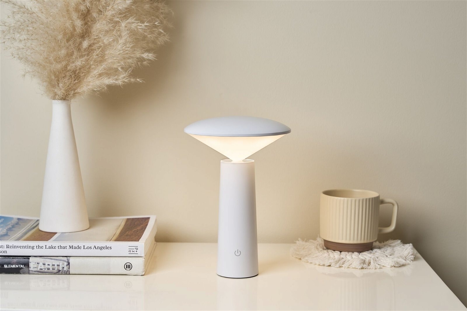 Pauleen LED Tischleuchte »Adorable Twinkle Mobile weiß 3W 5V«, 1 flammig, WhiteSwitch, dimmbar, USB-charger