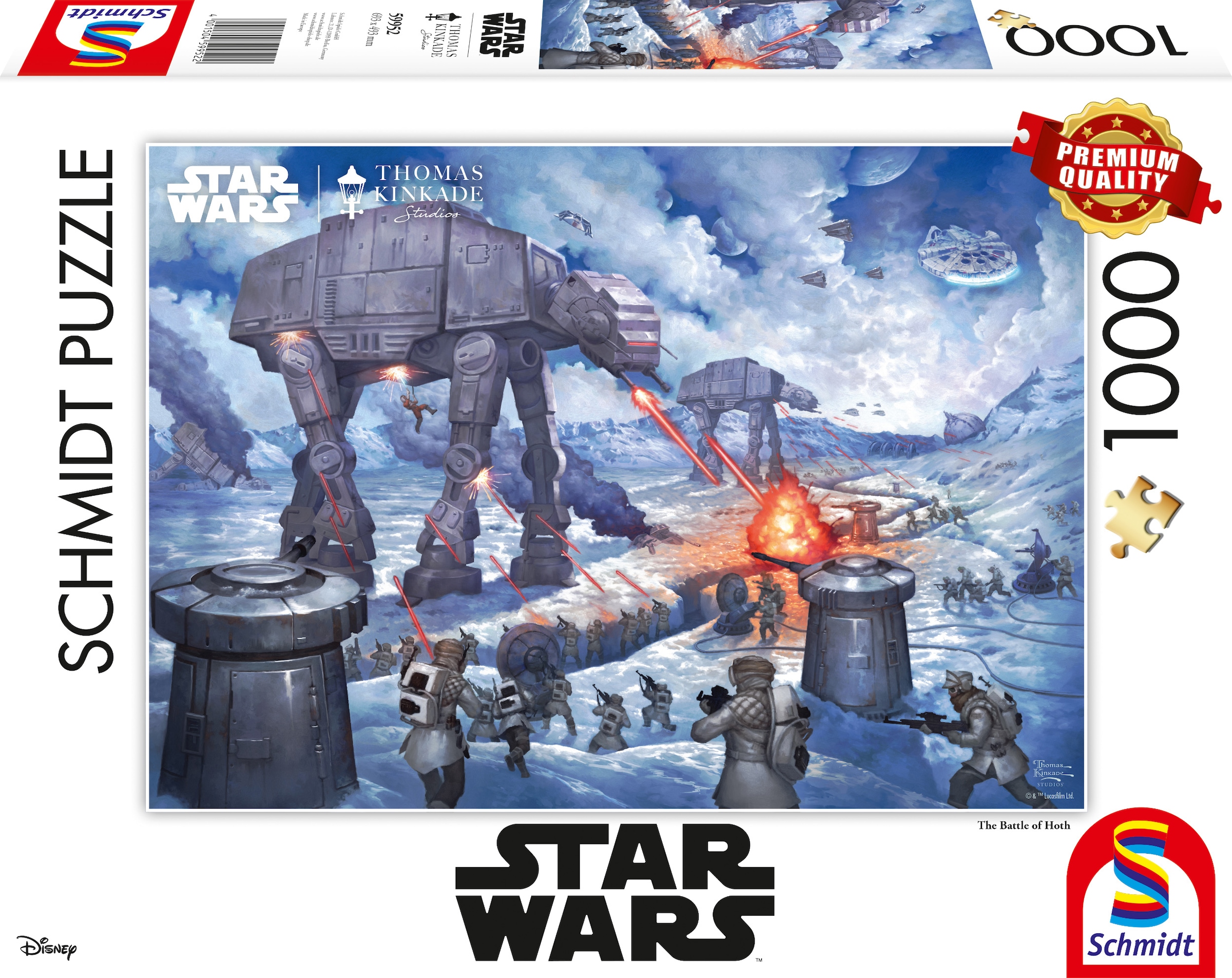 Puzzle »The Battle of Hoth«, Made in Europe