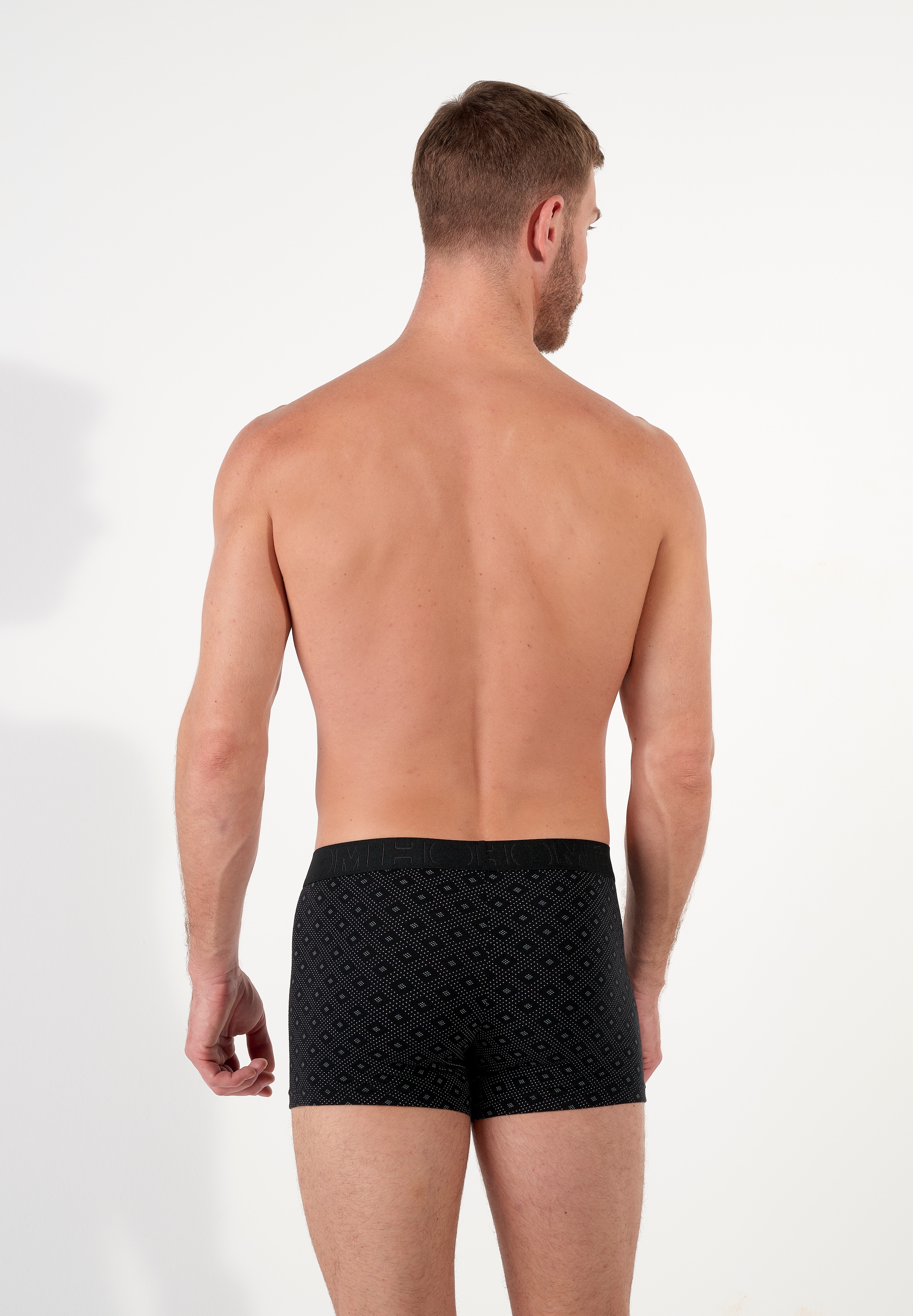 Hom Boxershorts »Neels« 2er Pack,  horizontaler Eingriff, weich, elastisch, bequem