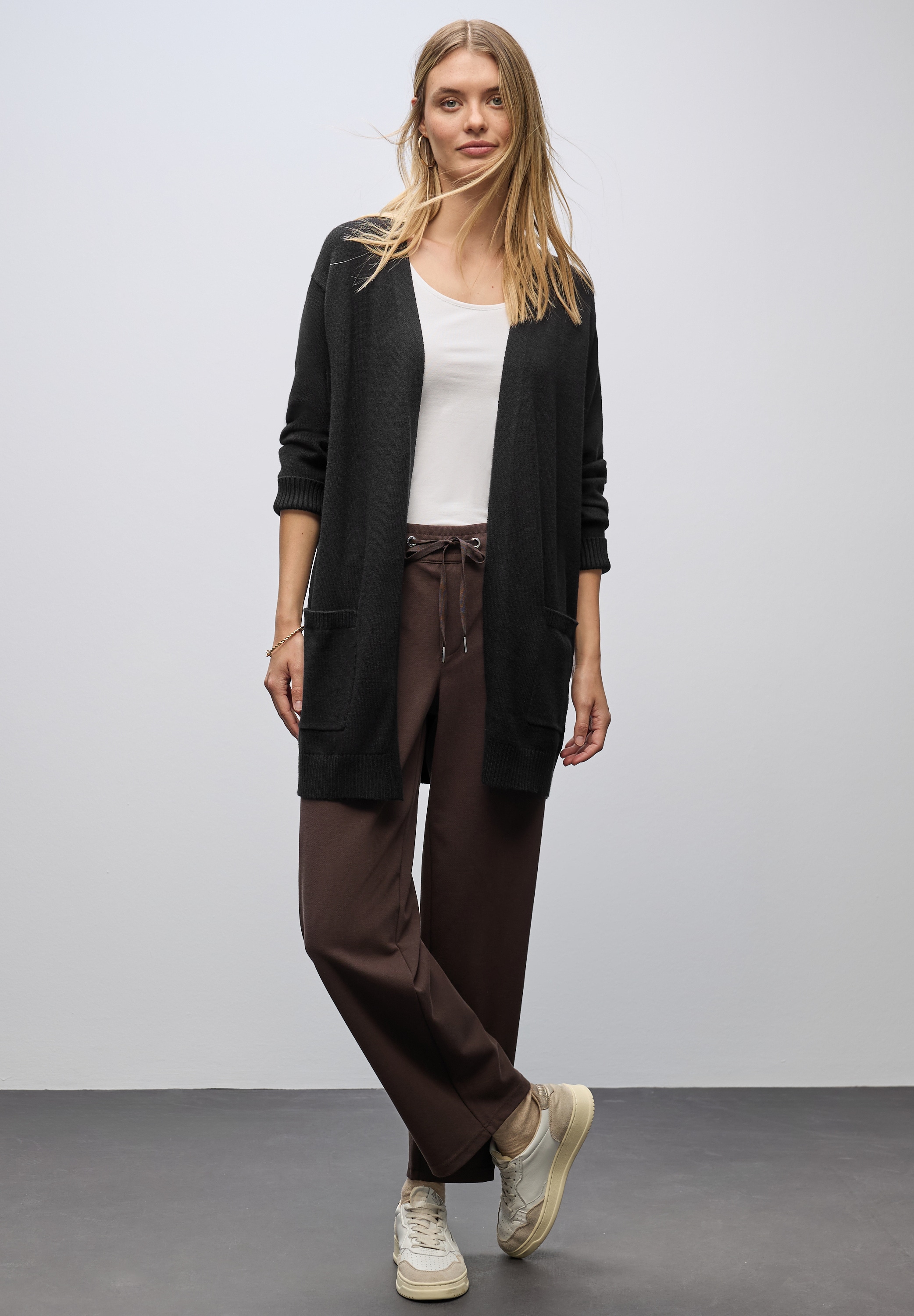 STREET ONE Cardigan, ohne Verschluss, offen