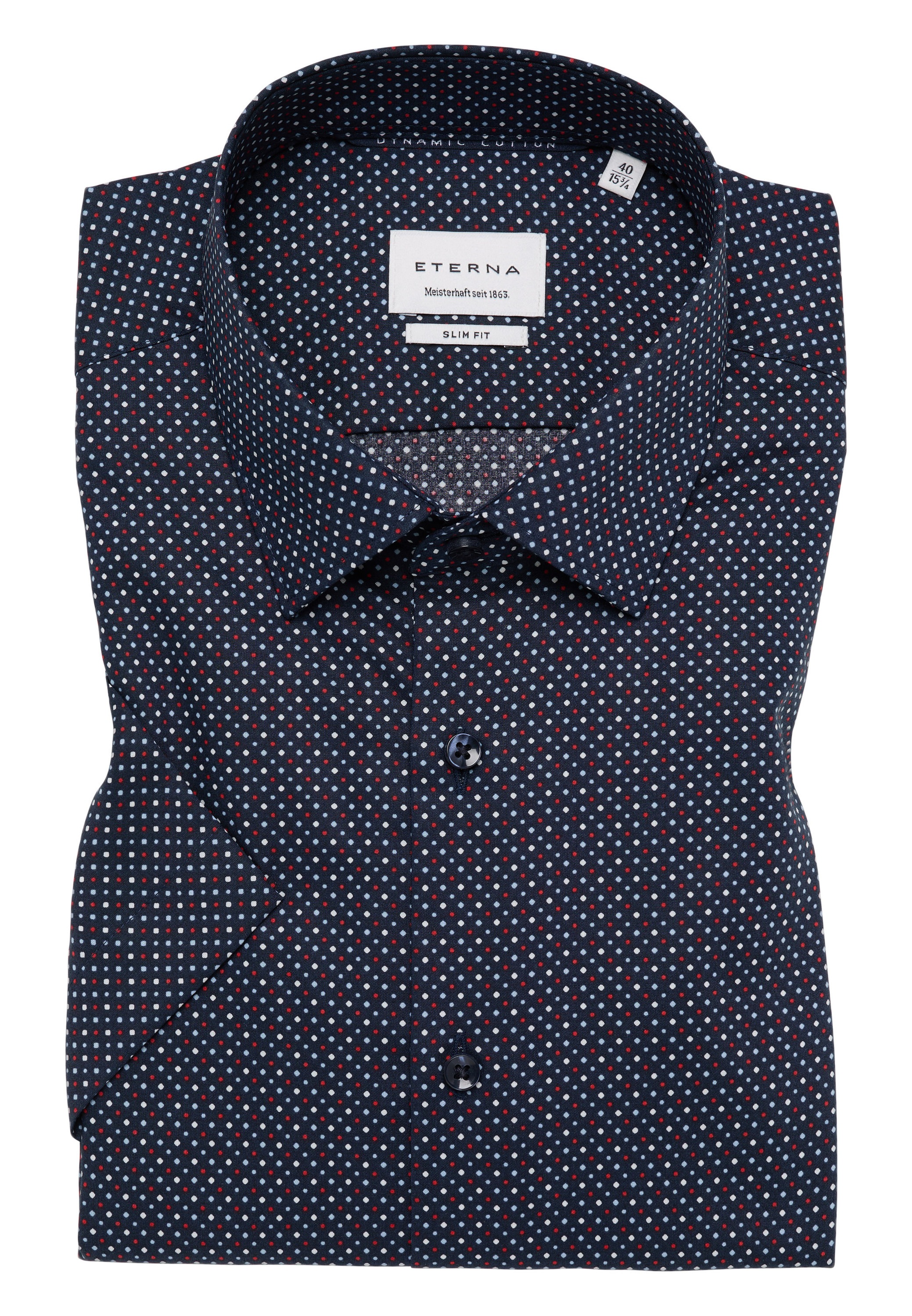 Eterna Kurzarmhemd »SLIM FIT« NON IRON (bügelfrei)