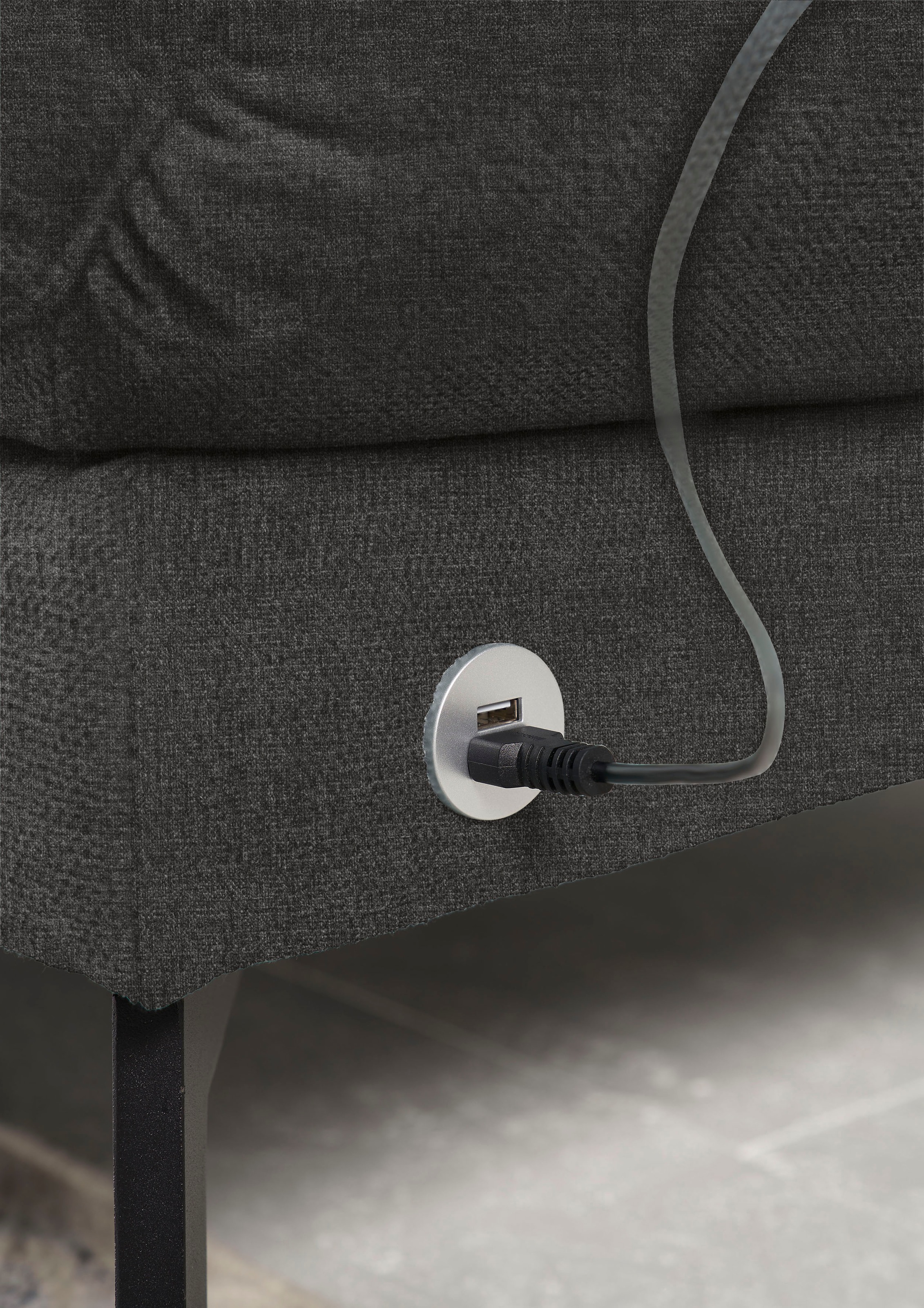 3C Candy Ecksofa »Kairo modernes Multifunktions-Sofa, bequem, L-Form«, inklusive Drehsitz, Armlehnen- und Rückenverstellung