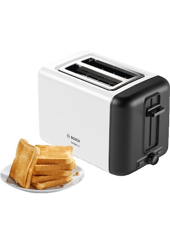 Toaster »TAT3P421DE DesignLine«, 2 kurze Schlitze, für 2 Scheiben, 970 W