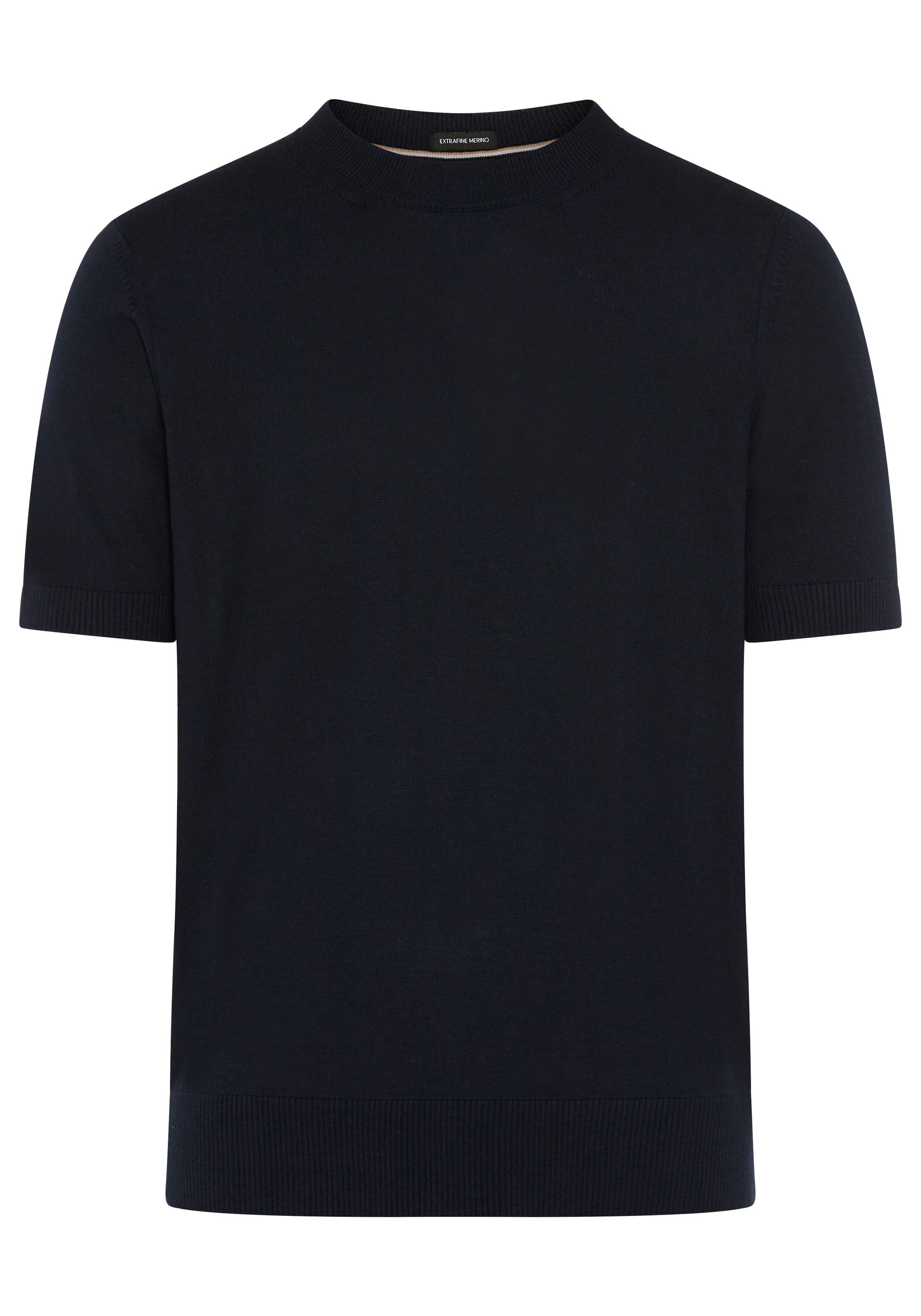 BOSS Kurzarmpullover »Umauro« aus Merinowolle, regular fit